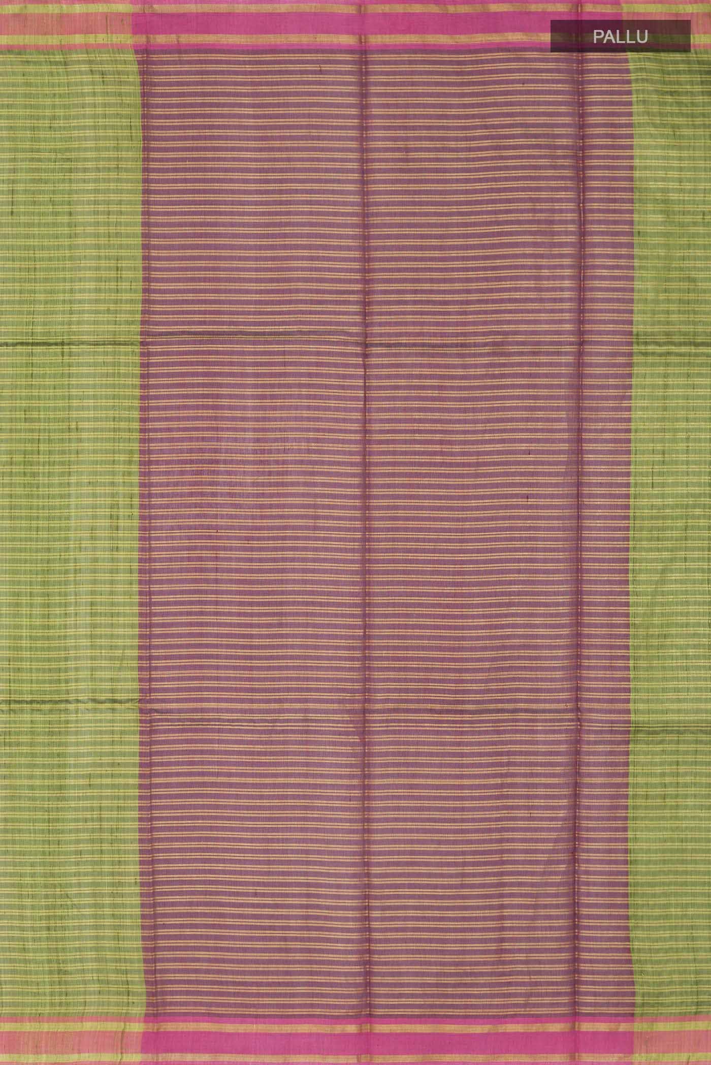Akira-Green Bhagalpuri Tussar Silk Saree - Image 6