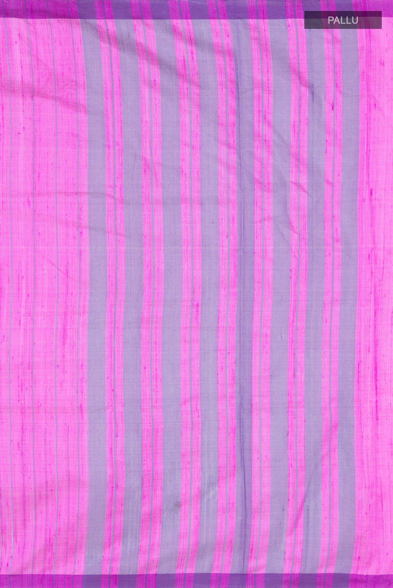 Amisha-Pink Bhagalpuri Tussar Silk Saree - Image 6
