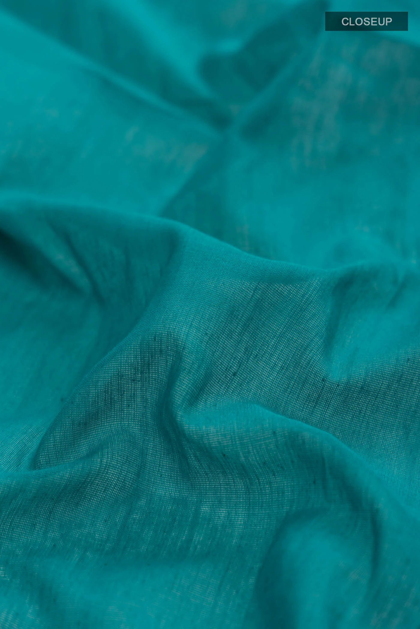 Anuradha-Teal Bengal Cotton Saree - Image 2