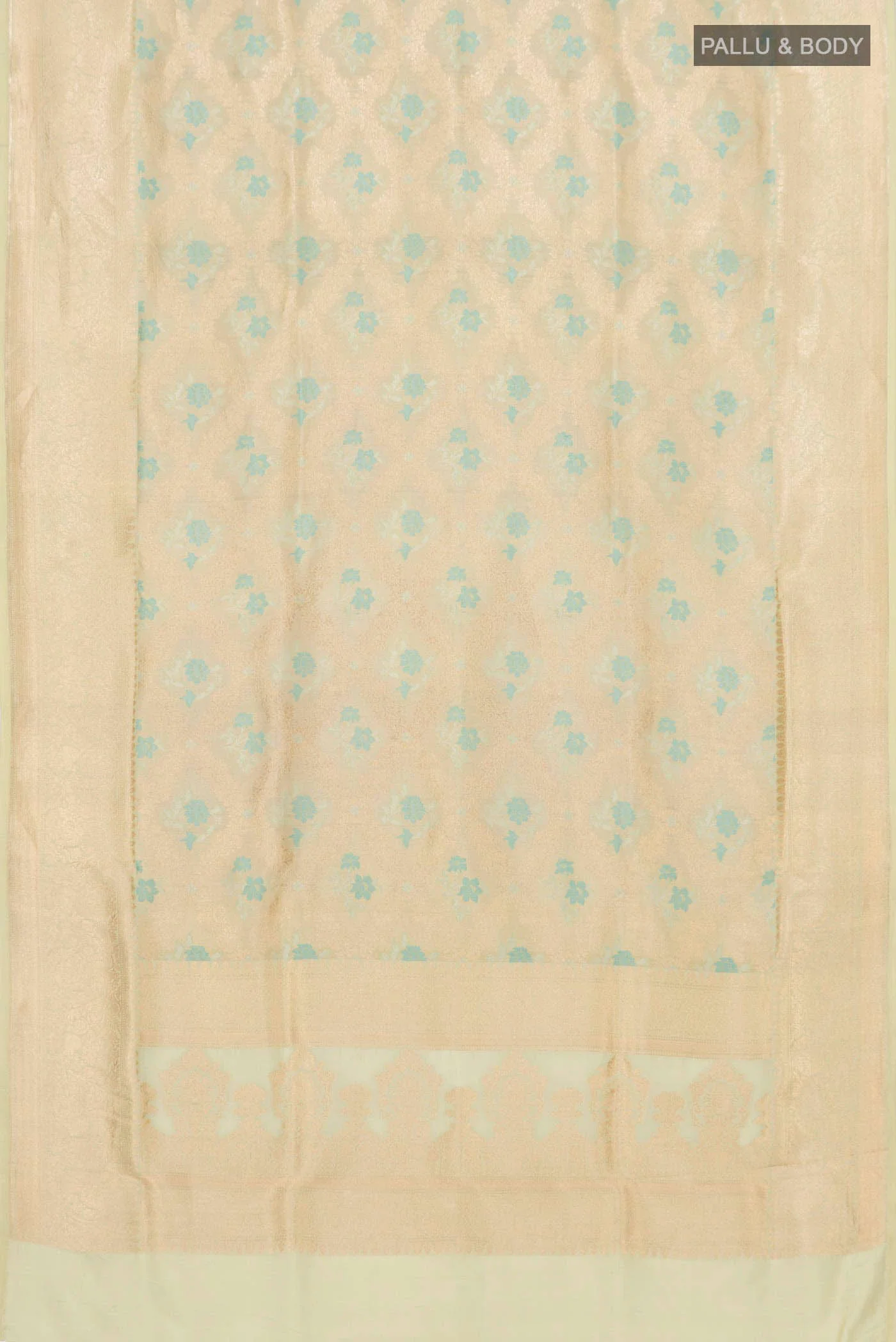 Light Green Banarasi Silk Saree - Image 5