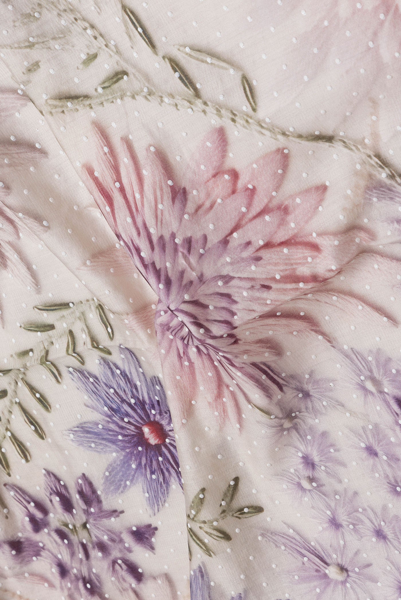 Beige Tussar Silk Saree - Image 2