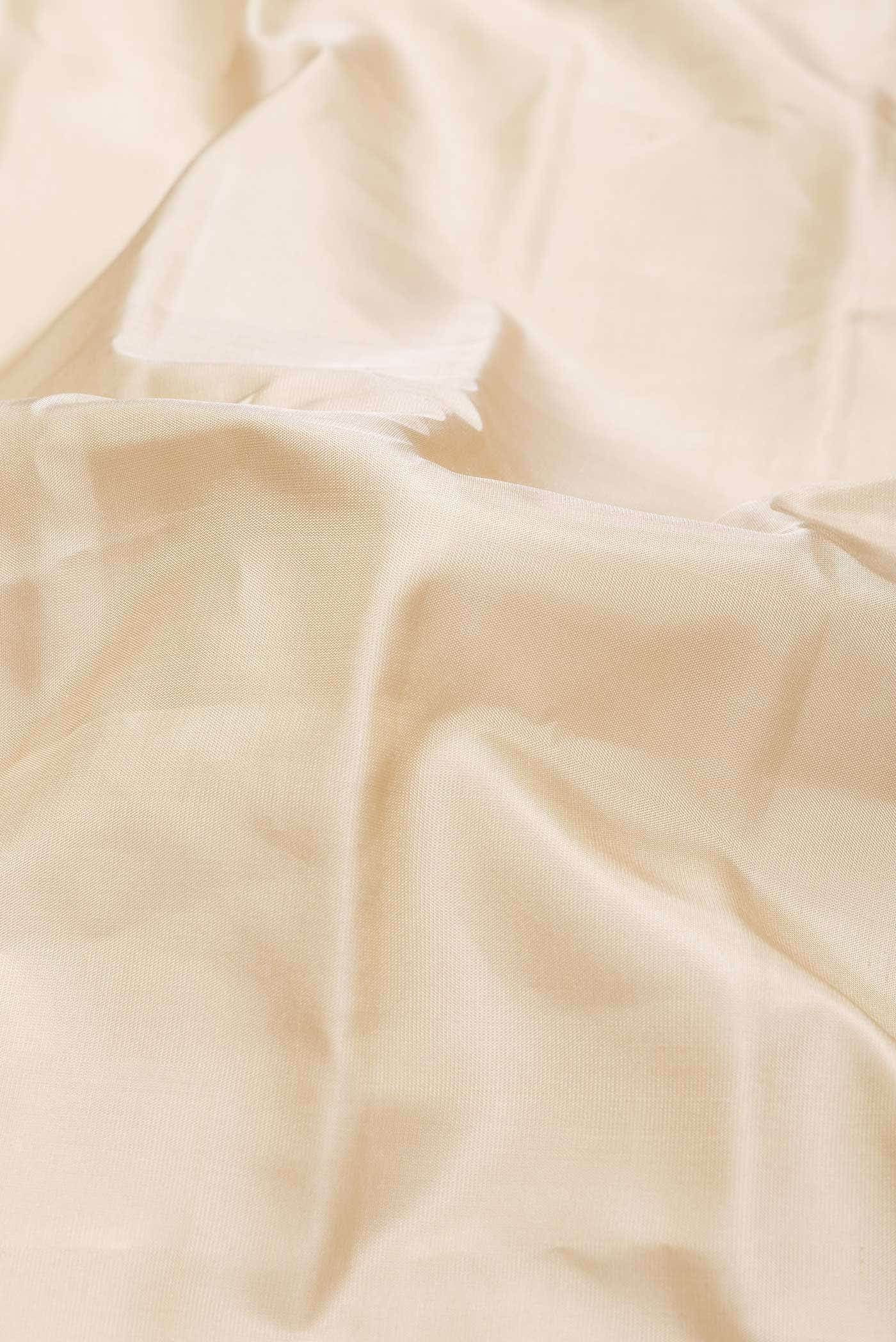 Cream Gadwal Silk Saree - Image 3