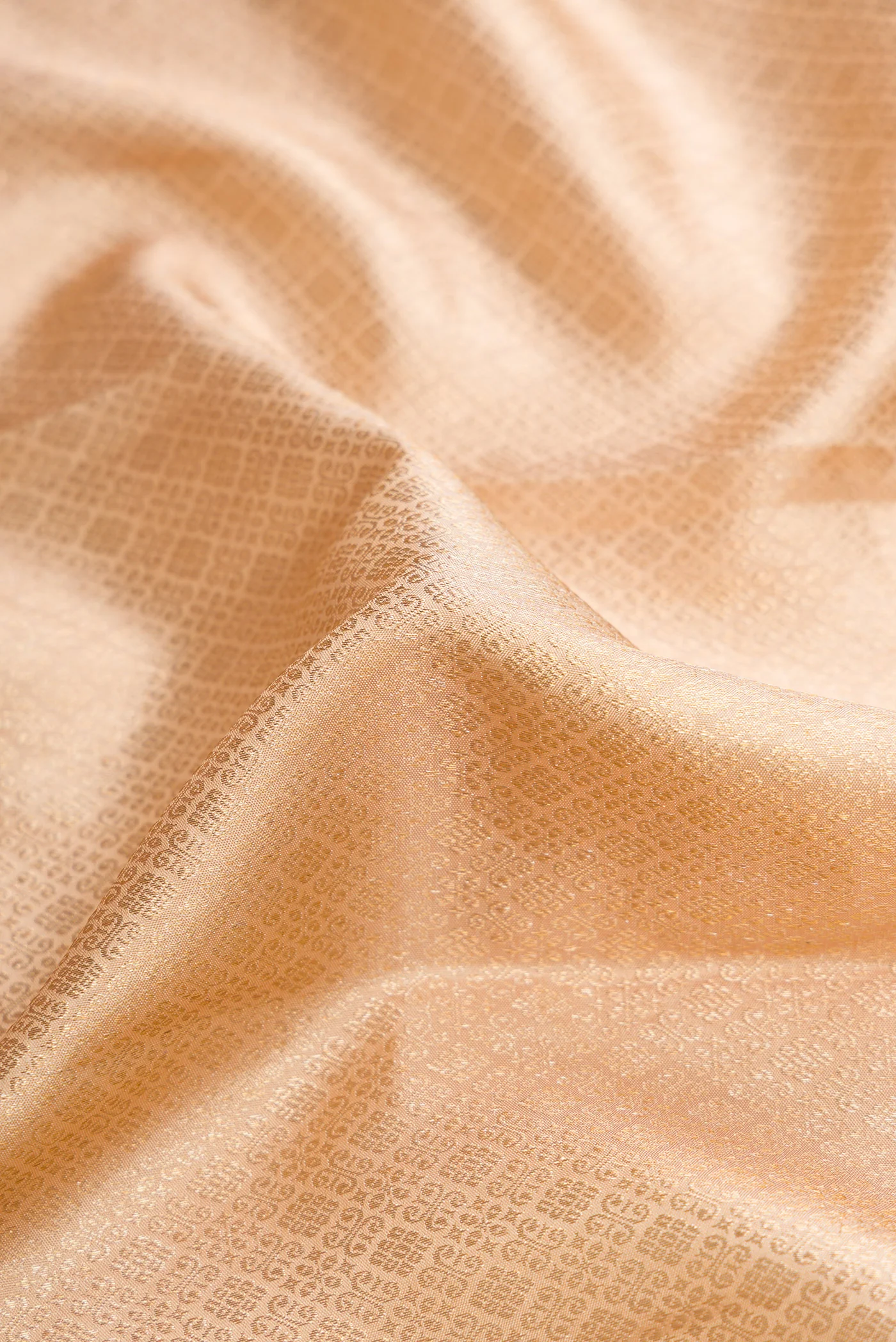 Beige Kanchipuram Silk Saree - Image 2