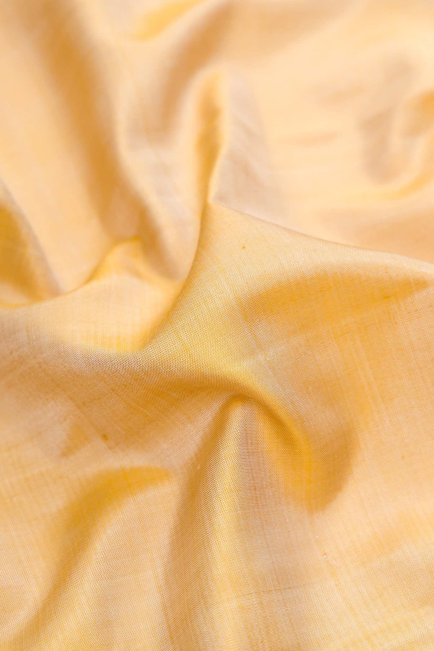 Beige with Yellow Color Kanjivaram Silk Saree - Image 2