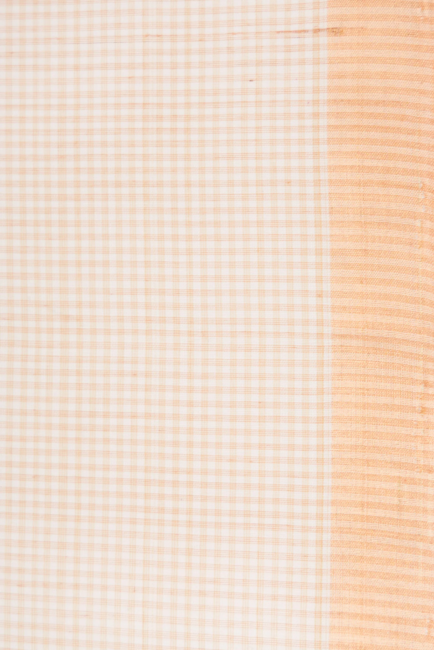 Cream Maheshwari Silk Cotton Saree - Image 3