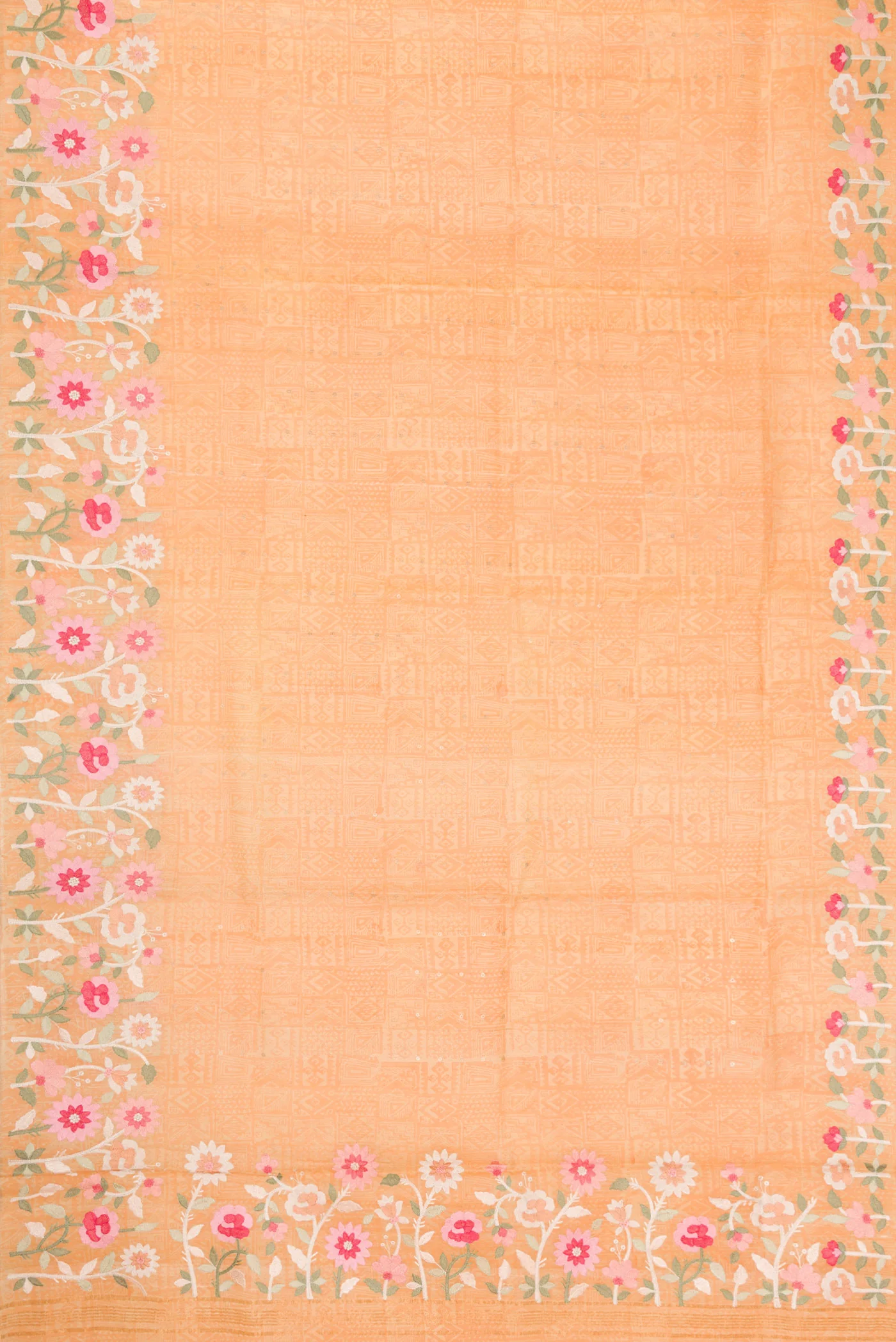 Sandal Organza Silk Saree - Image 6