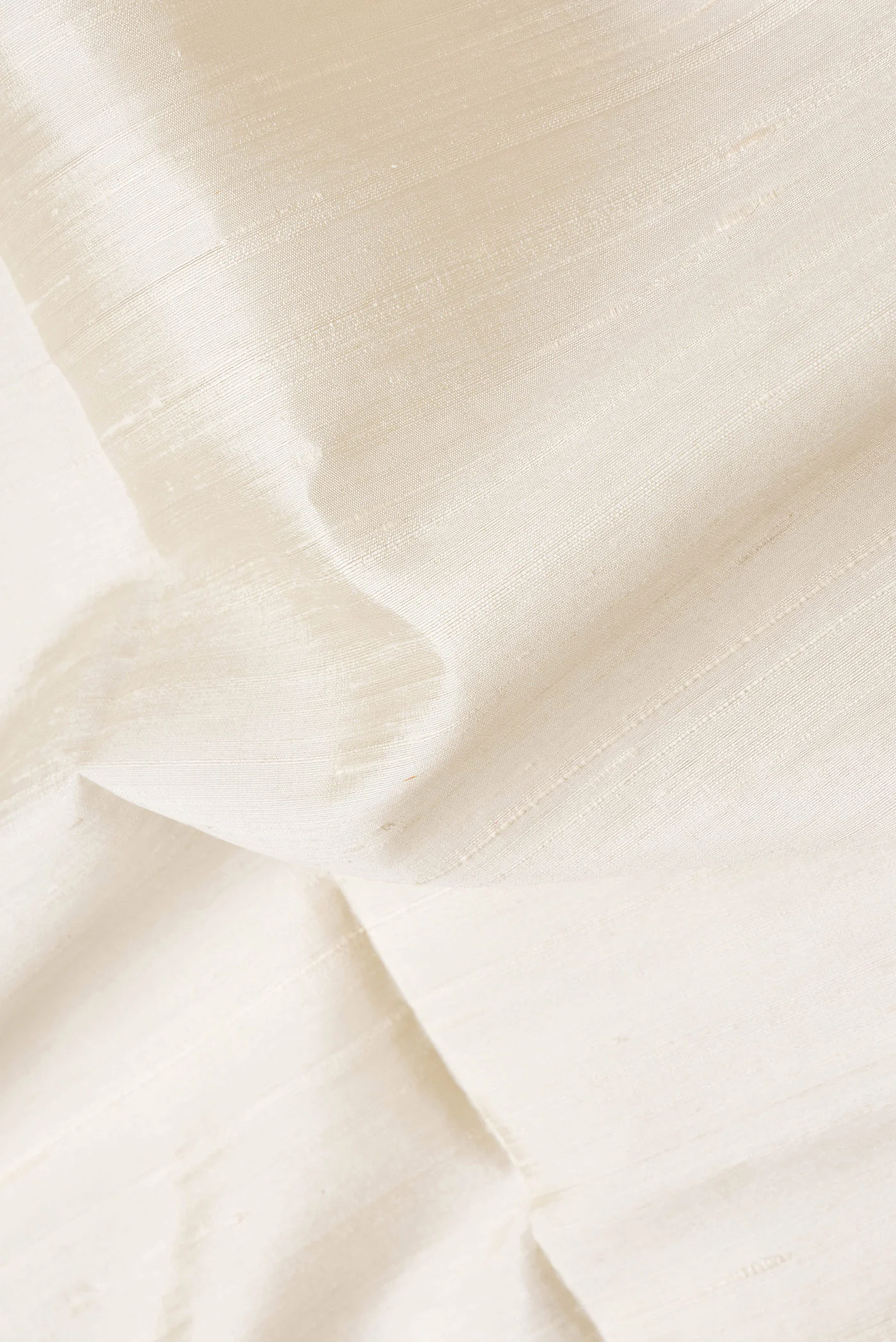 Off White Raw Silk Saree - Image 2