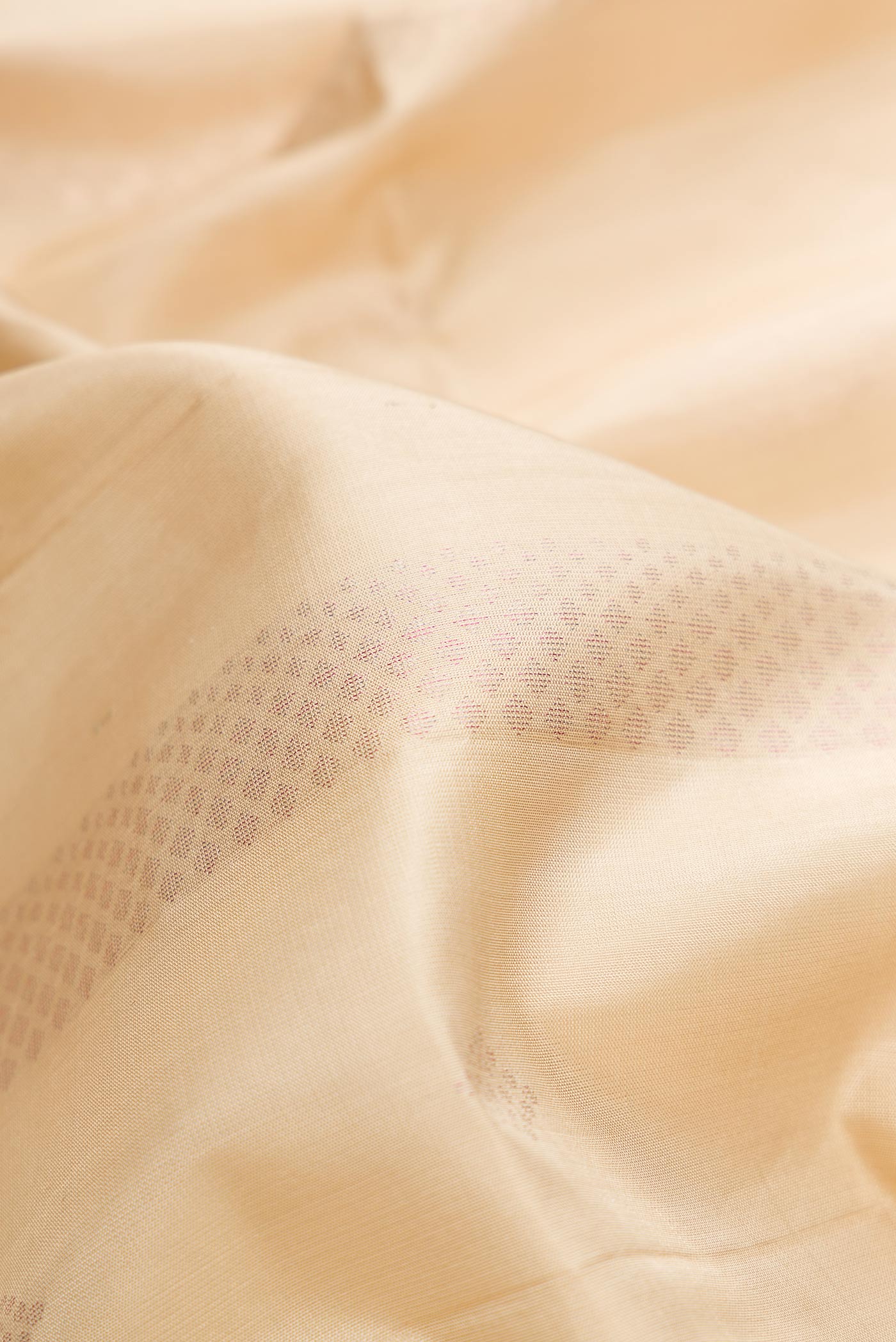 Cream Soft Silk Saree - Image 2