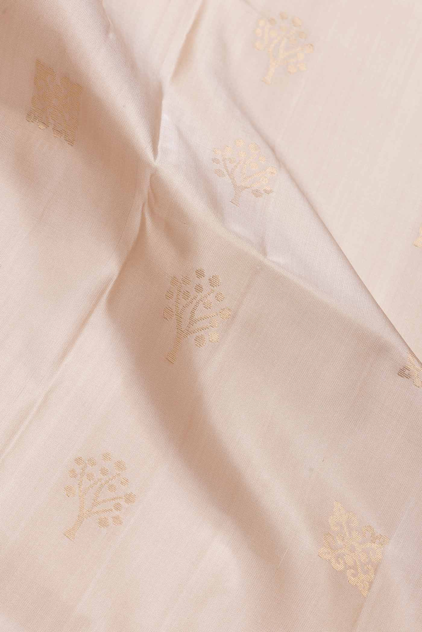 Beige Soft Silk Saree - Image 2