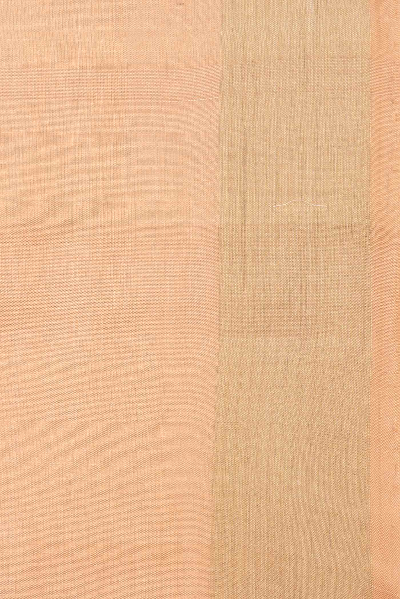 Beige Dual Tone Soft Silk Saree - Image 3