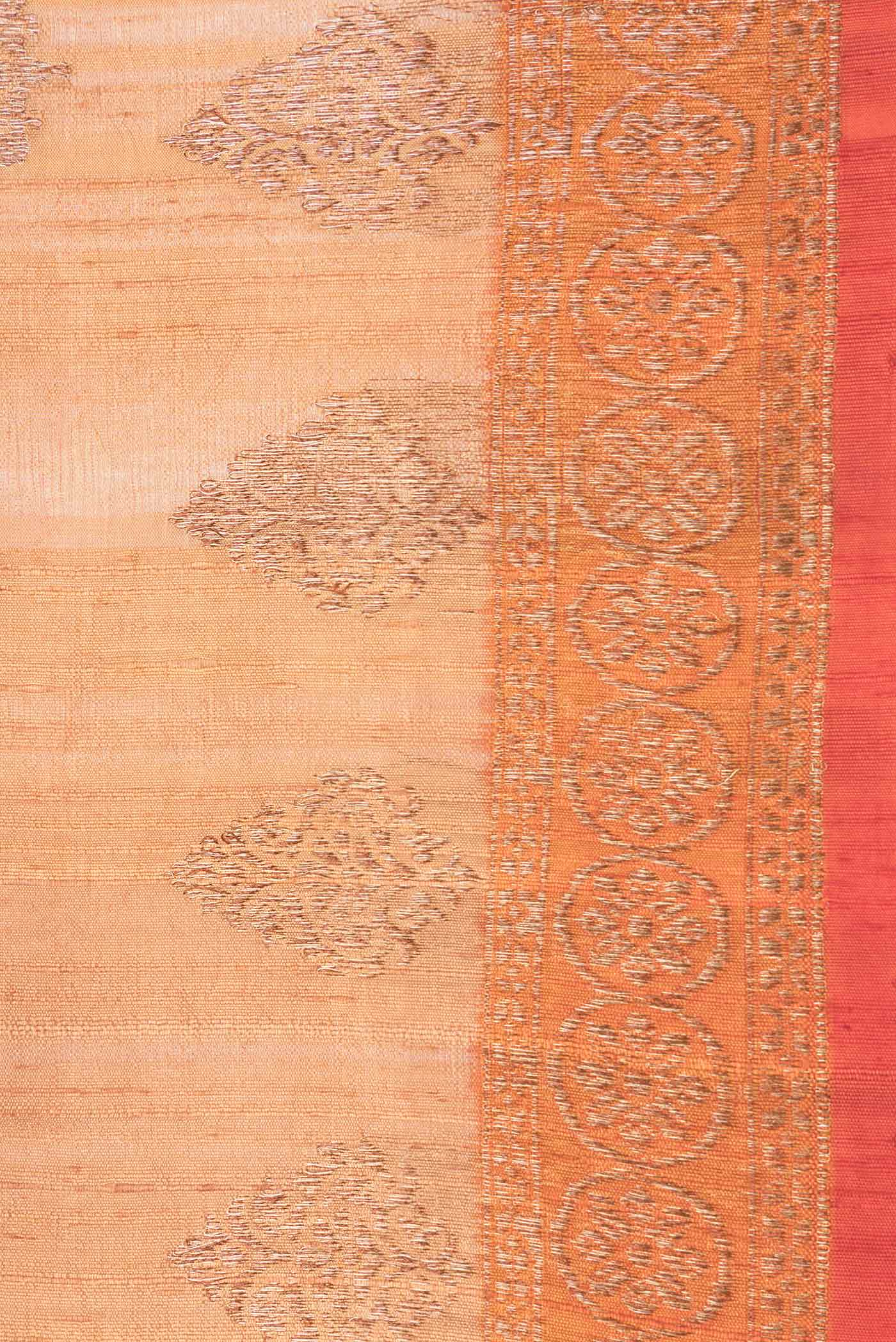Multi Color Banarasi Tussar Silk Saree - Image 3