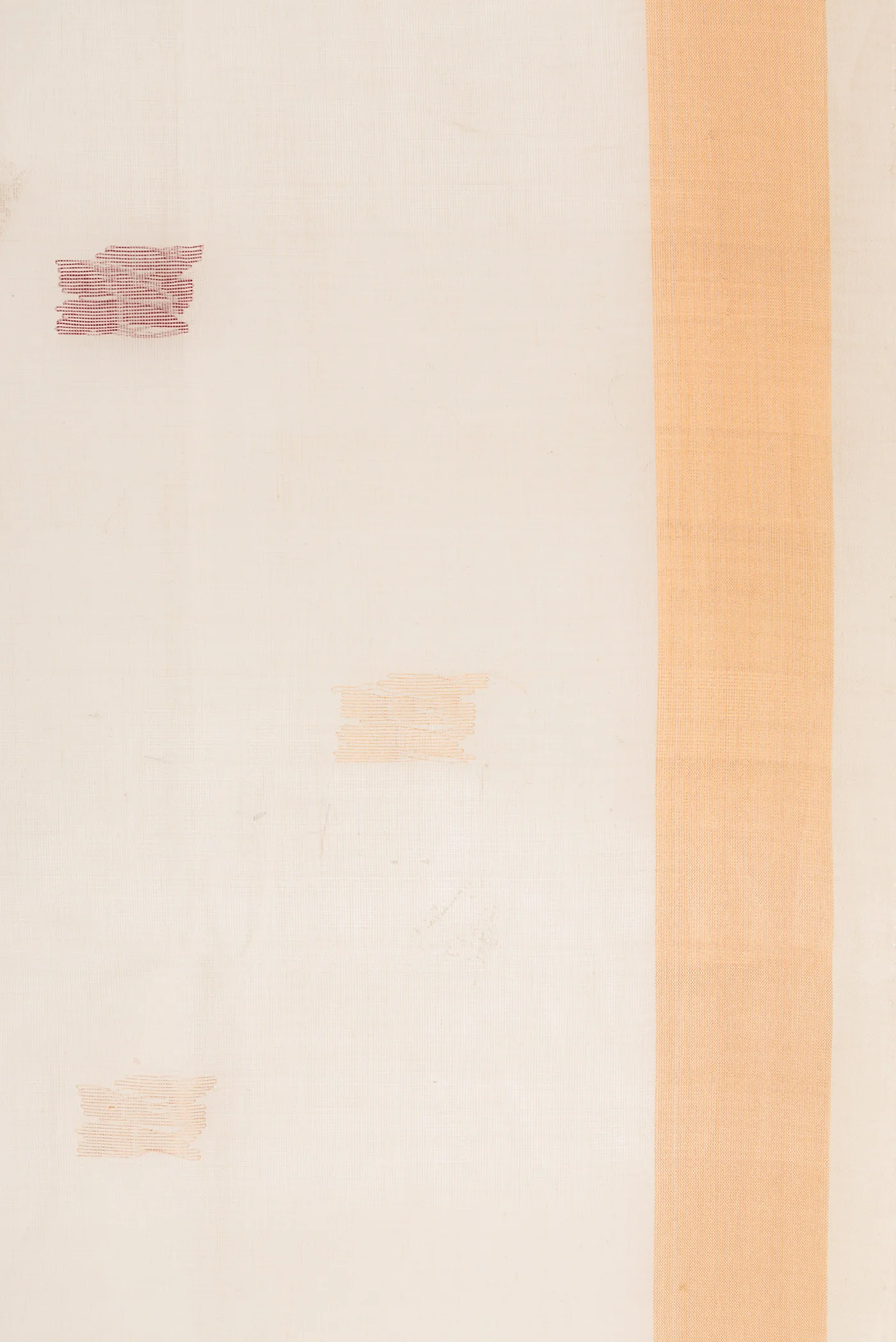 Cream Uppada Cotton Saree - Image 3