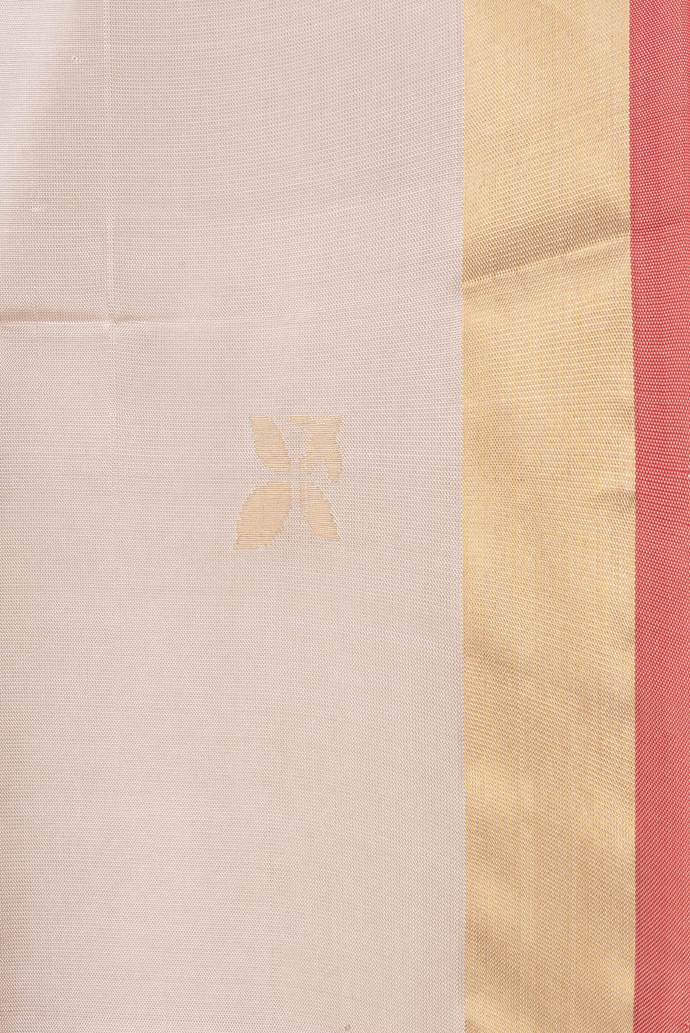 Cream Uppada Silk Saree - Image 3