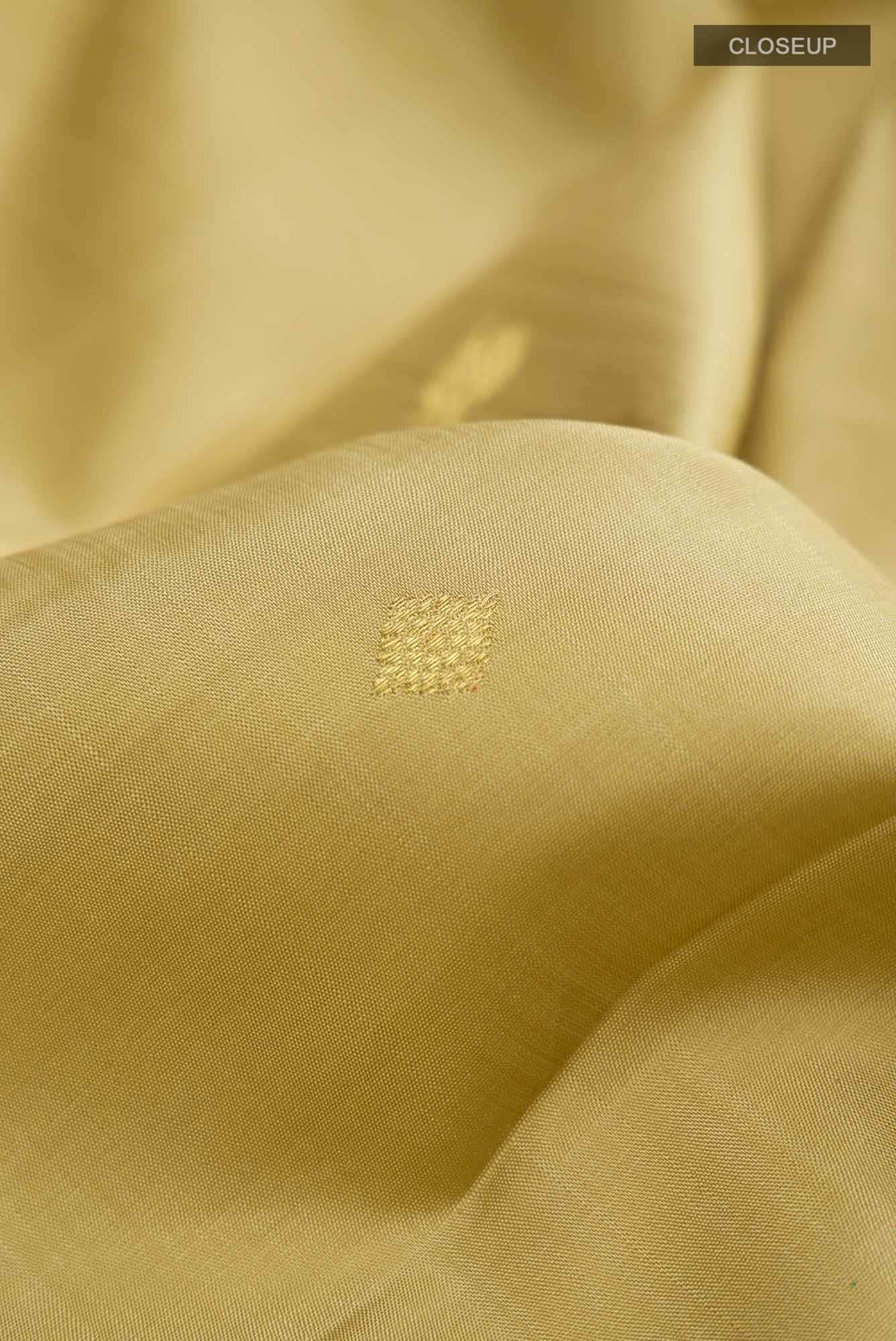 Beige Kanjivaram Silk Saree - Image 3
