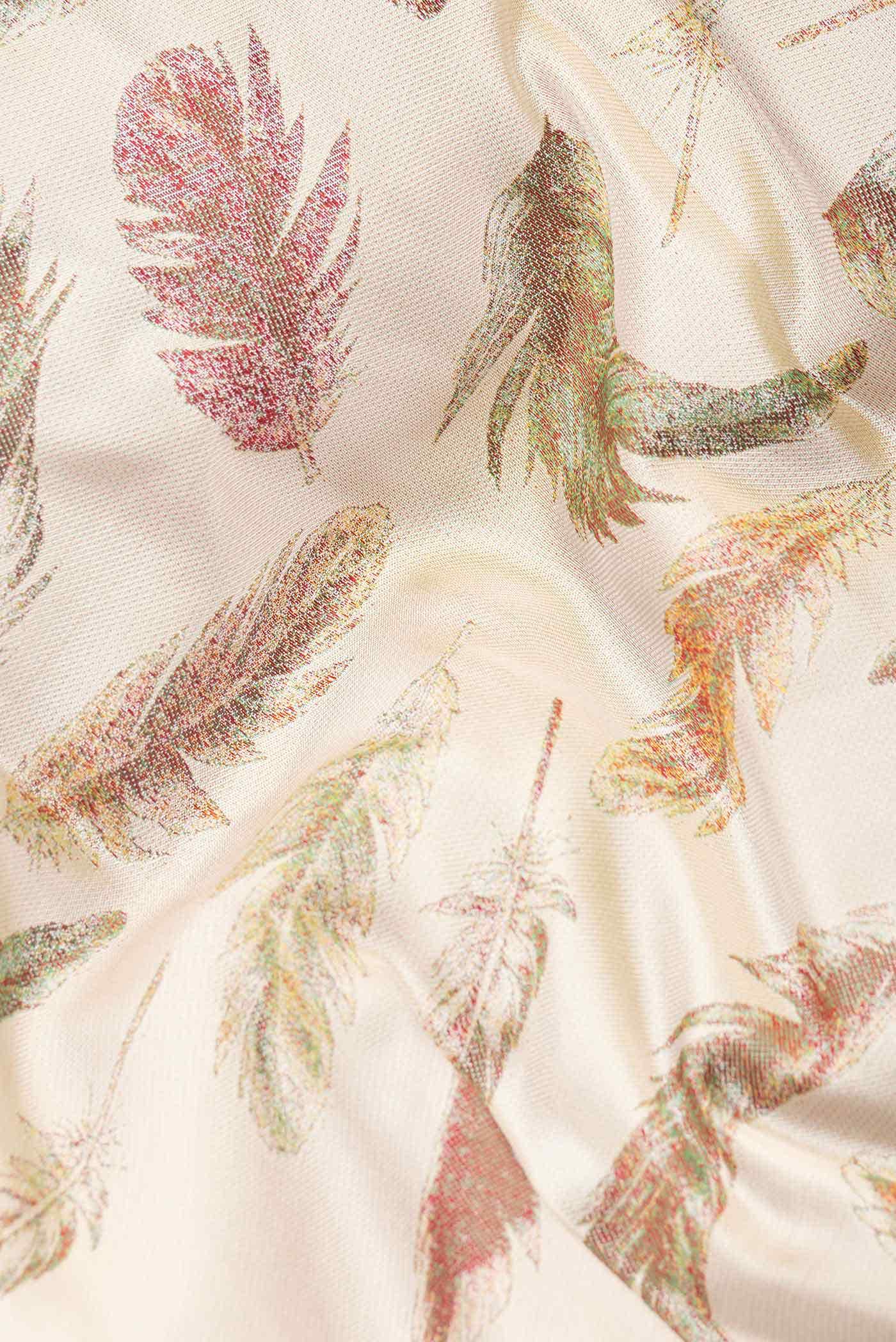 Beige Kanjivaram Silk Saree - Image 3