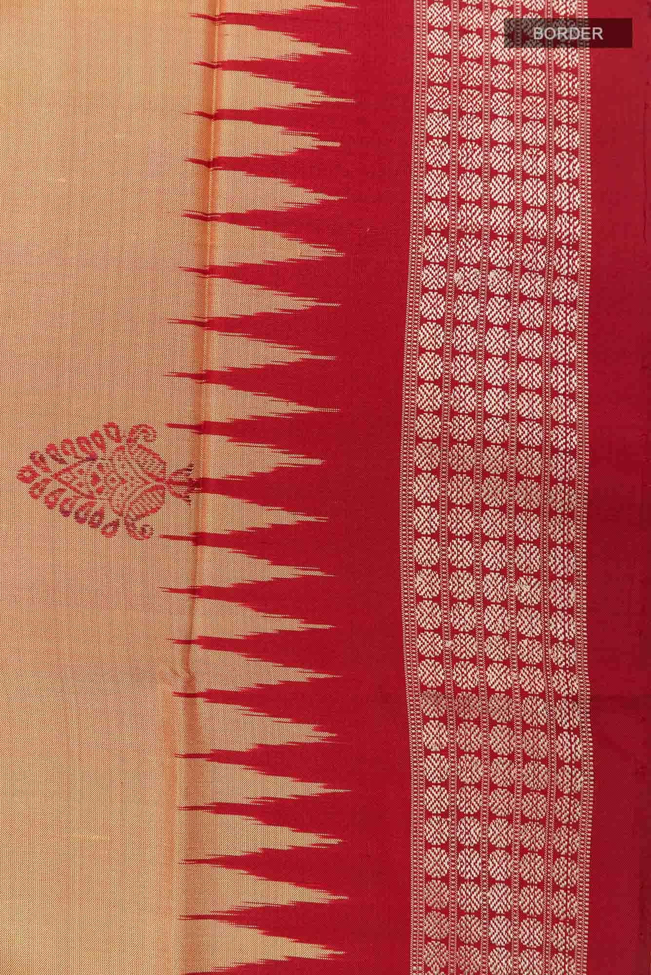 Sandal Orissa Silk Saree - Image 5