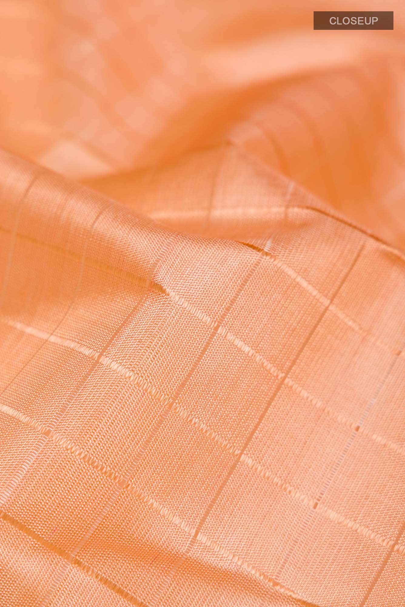 Beige Orissa Silk Saree - Image 3