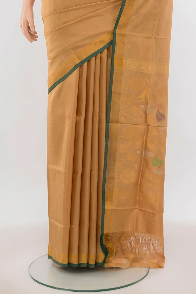 Sandal Uppada Silk Saree - Image 3