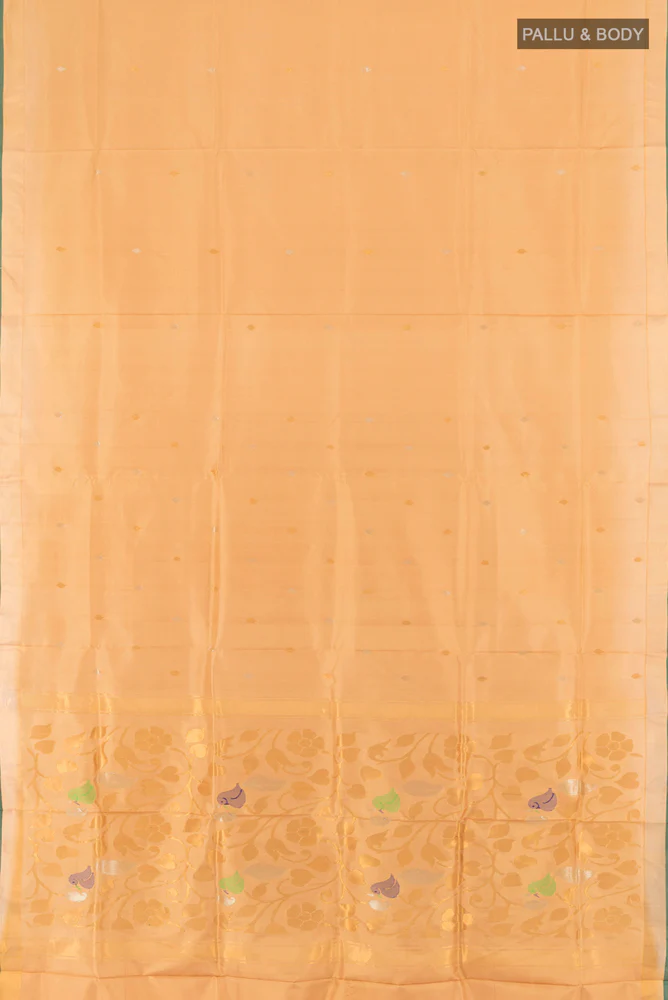 Sandal Uppada Silk Saree - Image 5