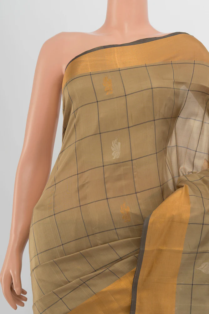 Beige Uppada Silk Saree - Image 2