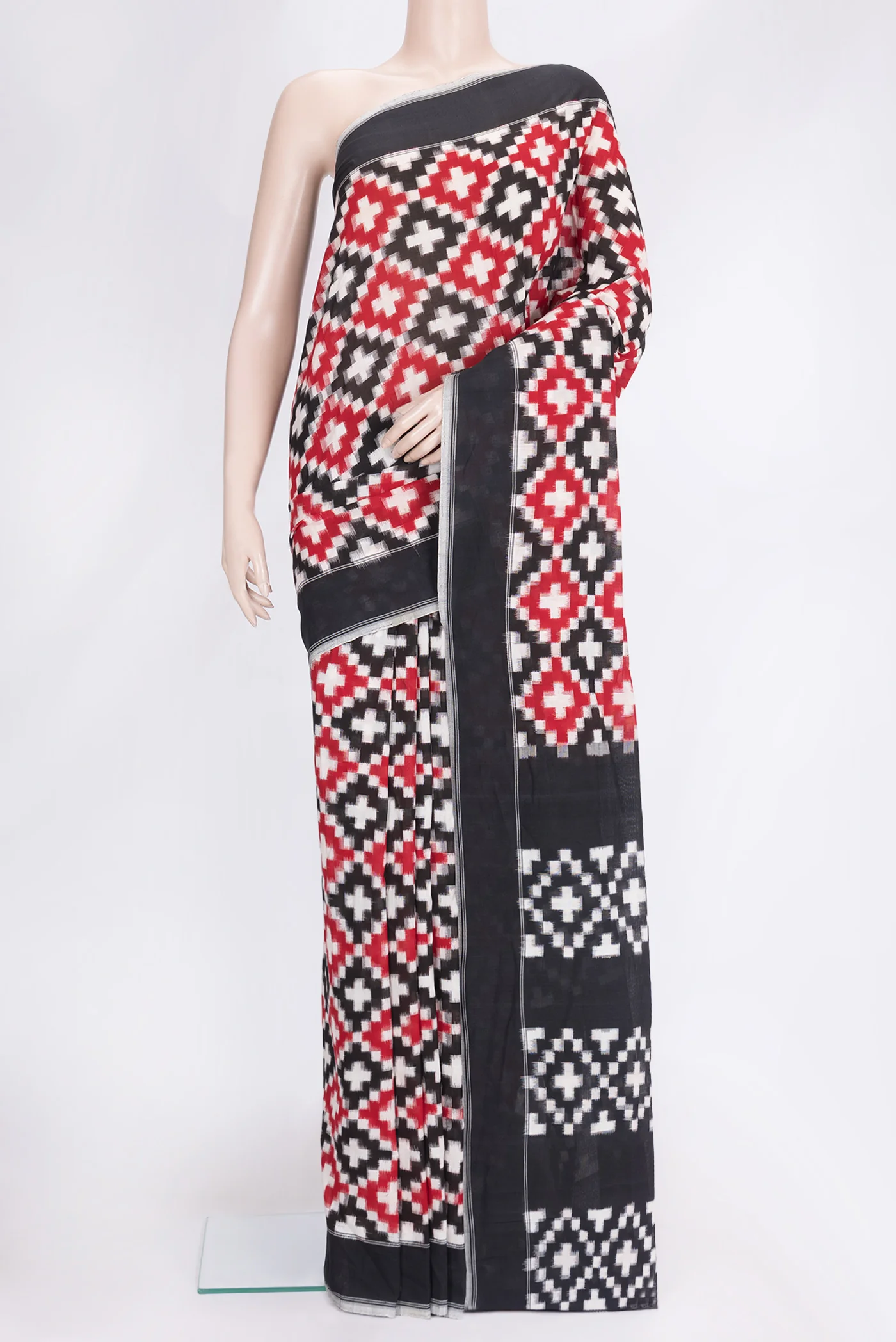 Multi Color Pochampally Cotton Saree