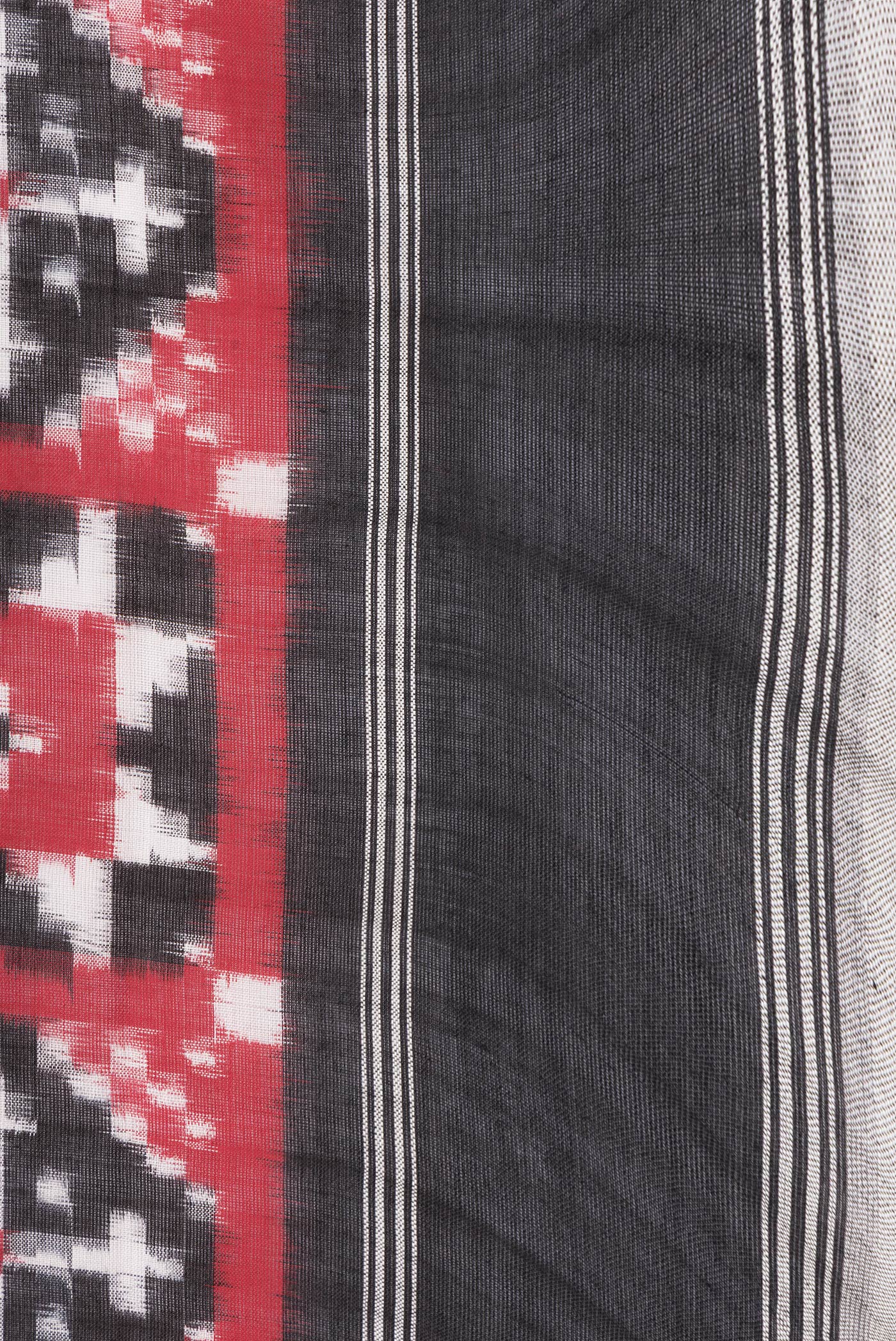 Multi Color Pochampally Cotton Saree - Image 3