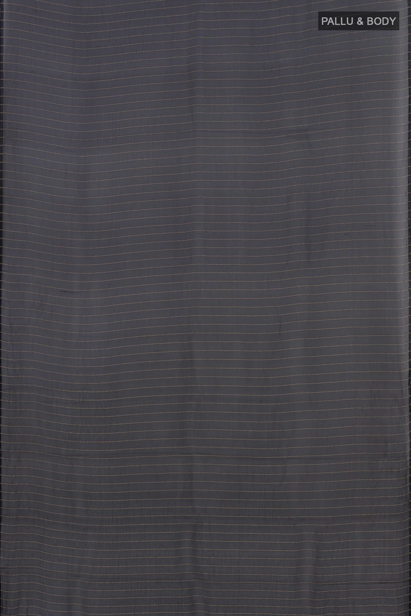 Black Mysore Chiffon Saree - Image 3