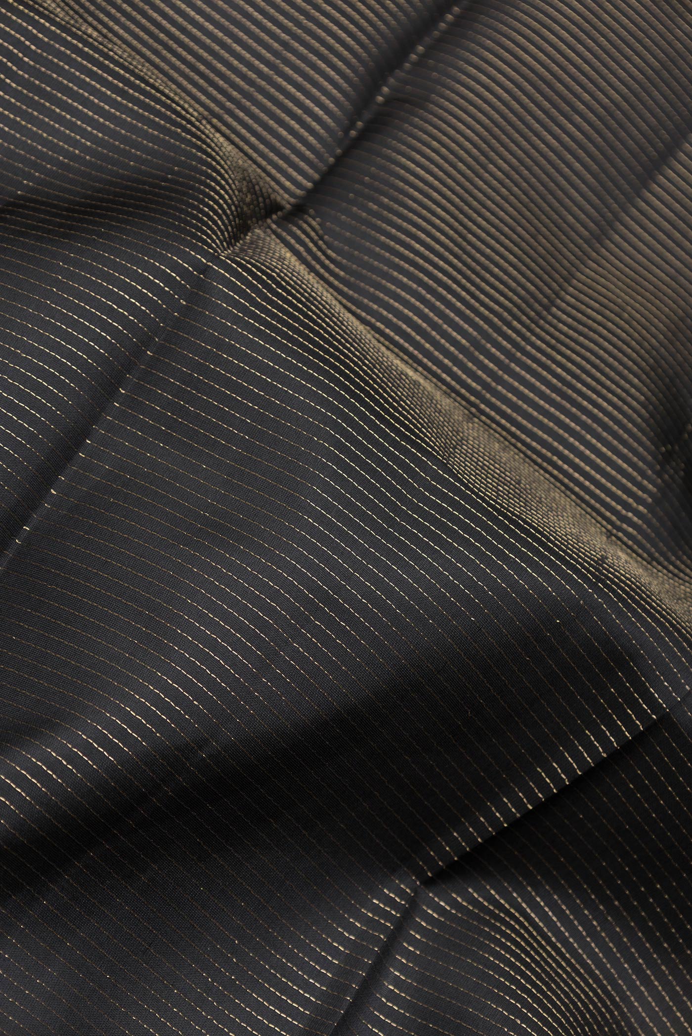 Black Kanchipuram Silk Saree - Image 2