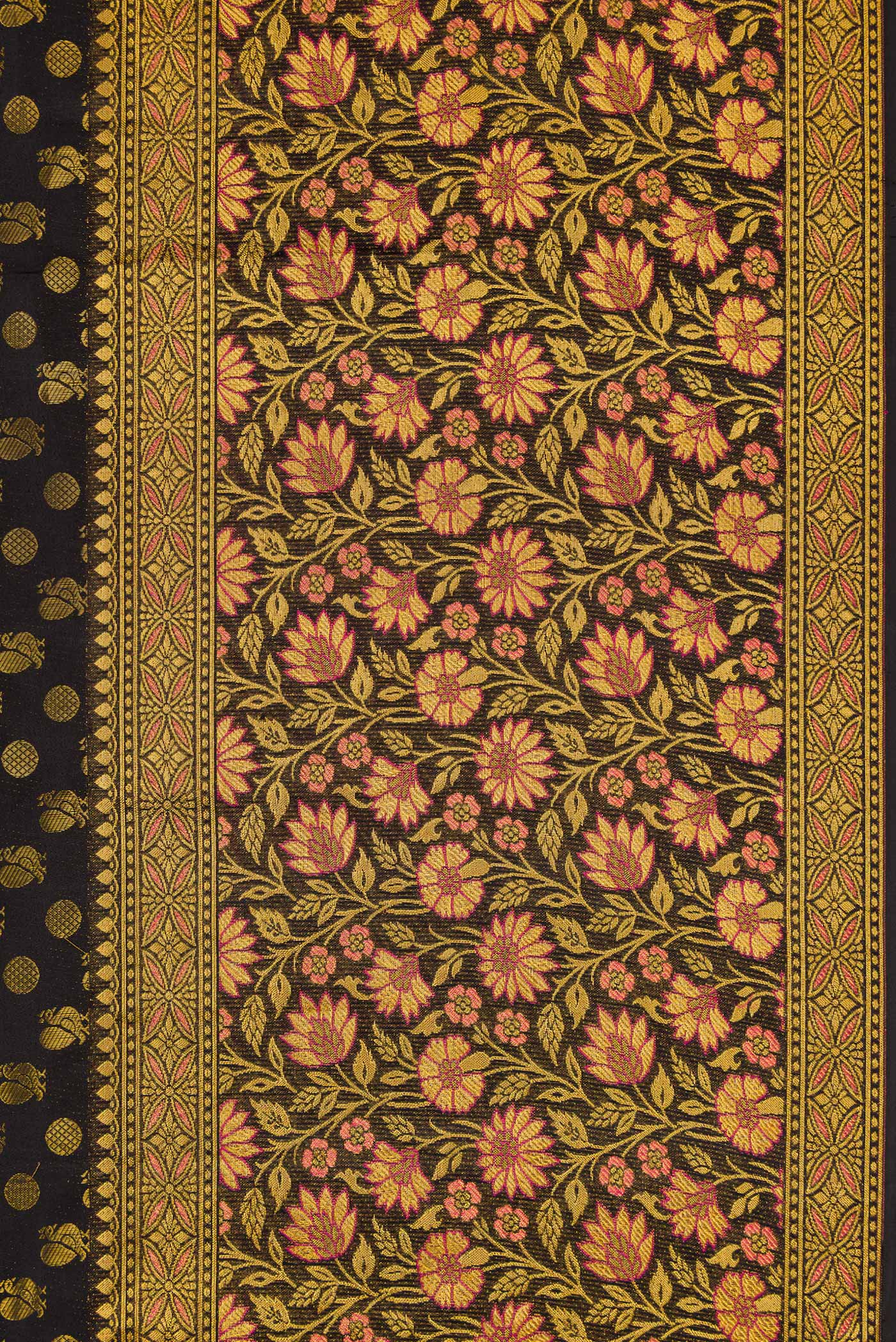 Black Kanjivaram Silk Saree - Image 3