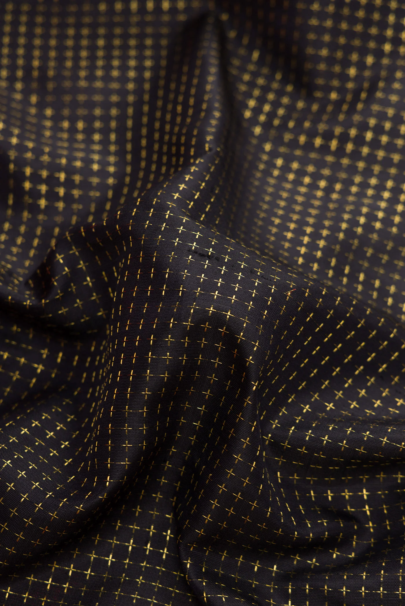 Black Kanjivaram Silk Saree - Image 2