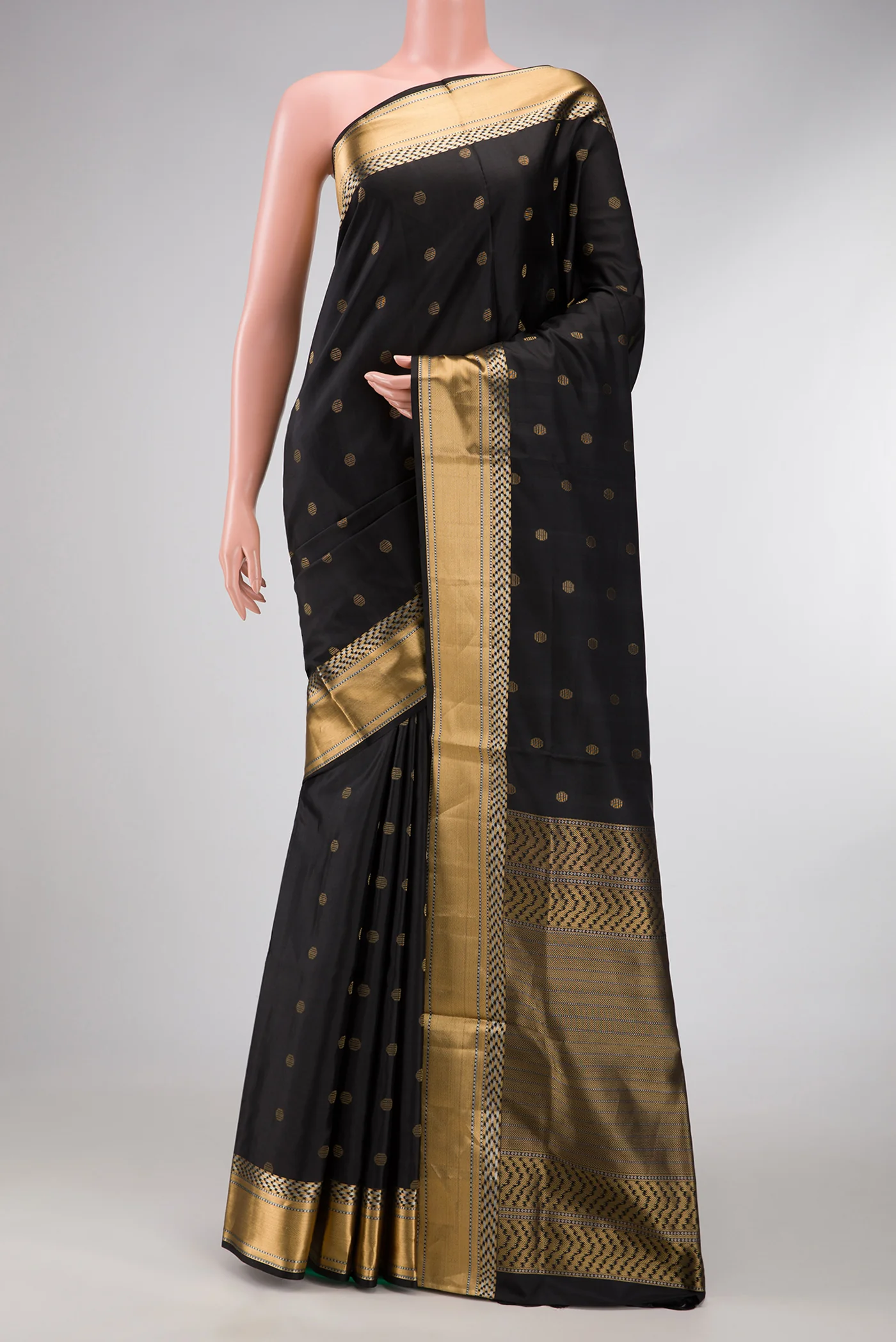 Black Soft Silk Saree