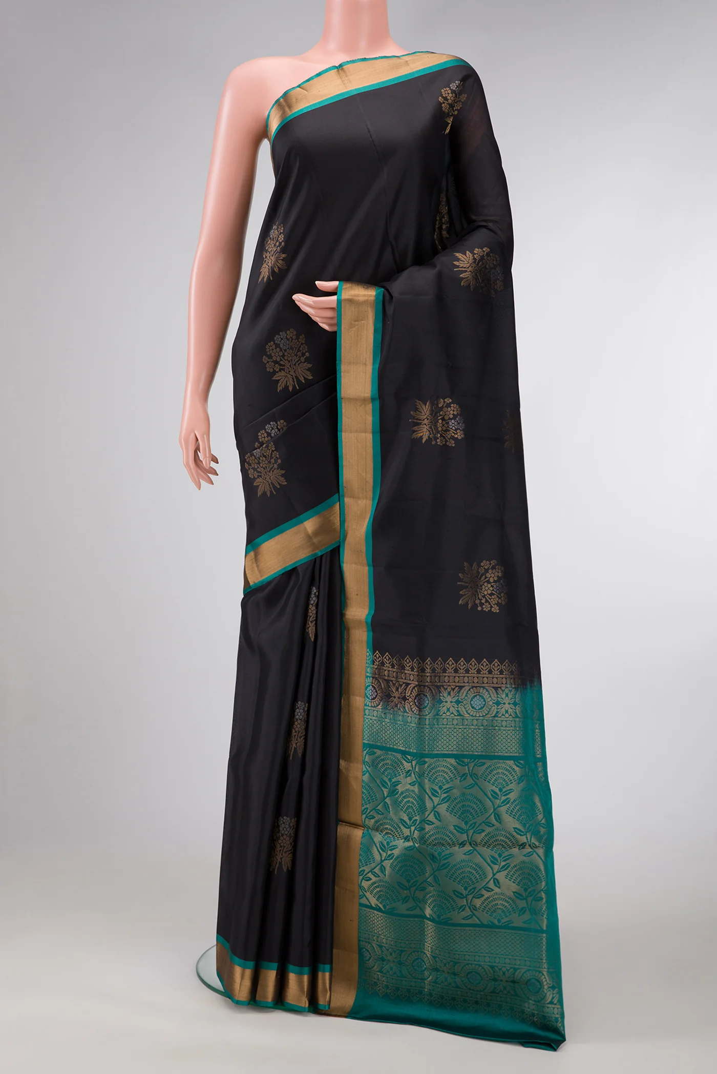 Black Soft Silk Saree