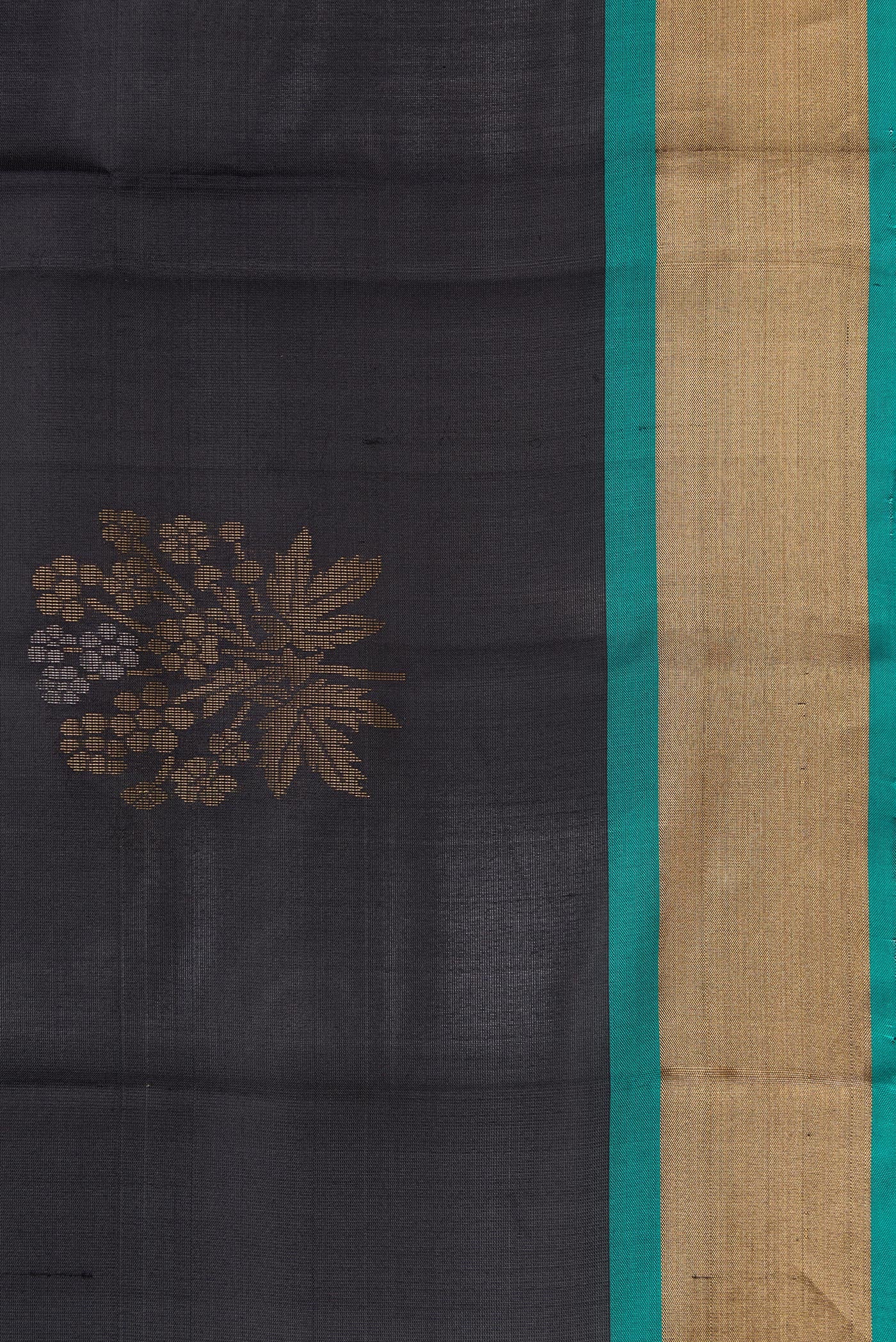 Black Soft Silk Saree - Image 3
