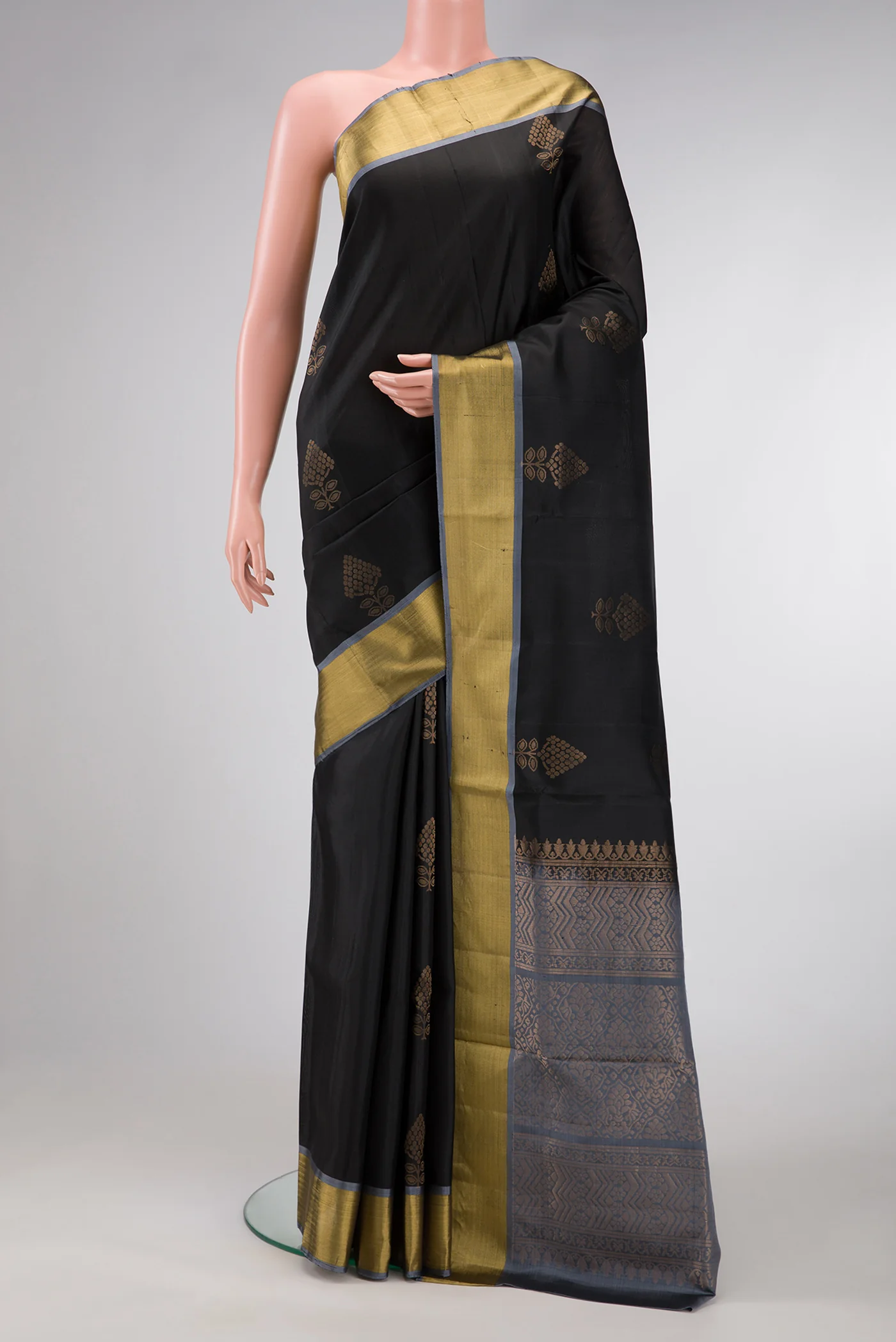 Black Soft Silk Saree