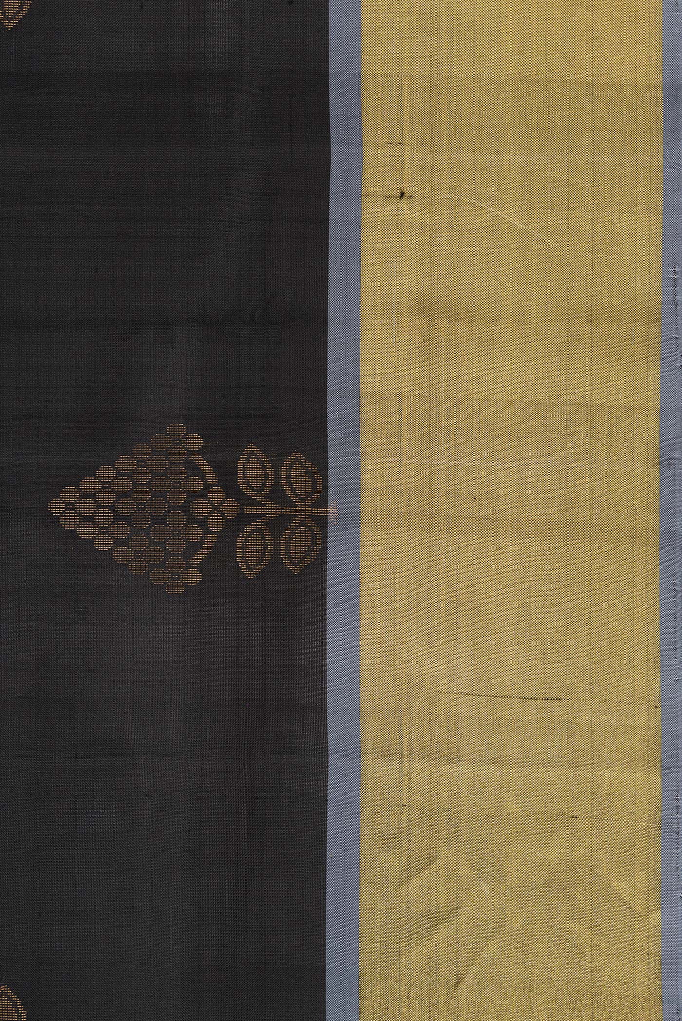 Black Soft Silk Saree - Image 3