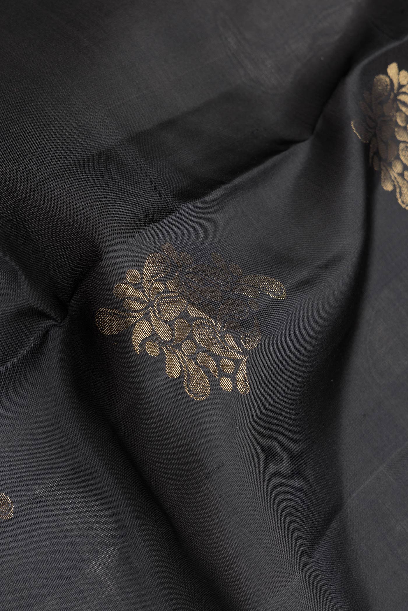 Black Soft Silk Saree - Image 2