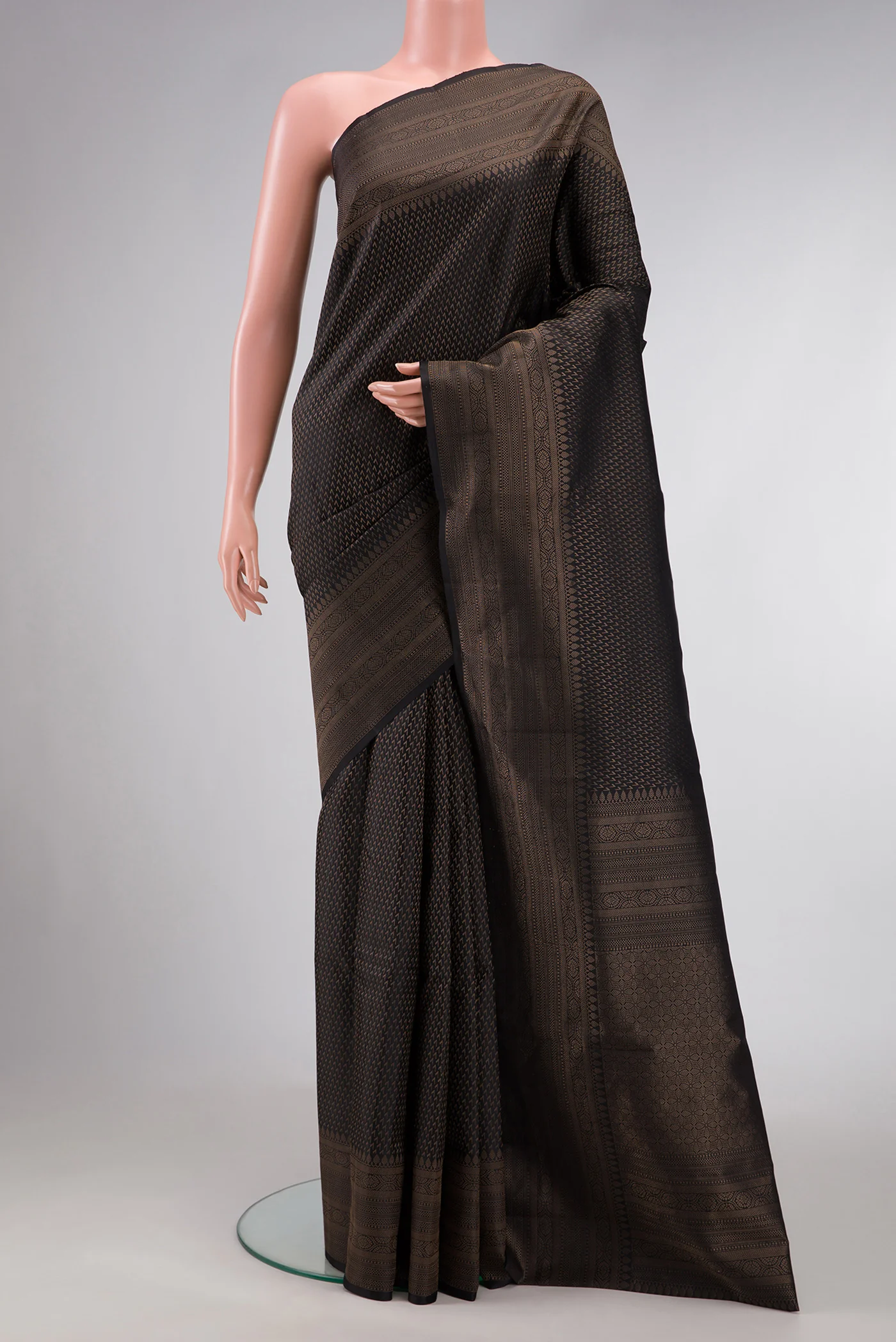Black Soft Silk Saree