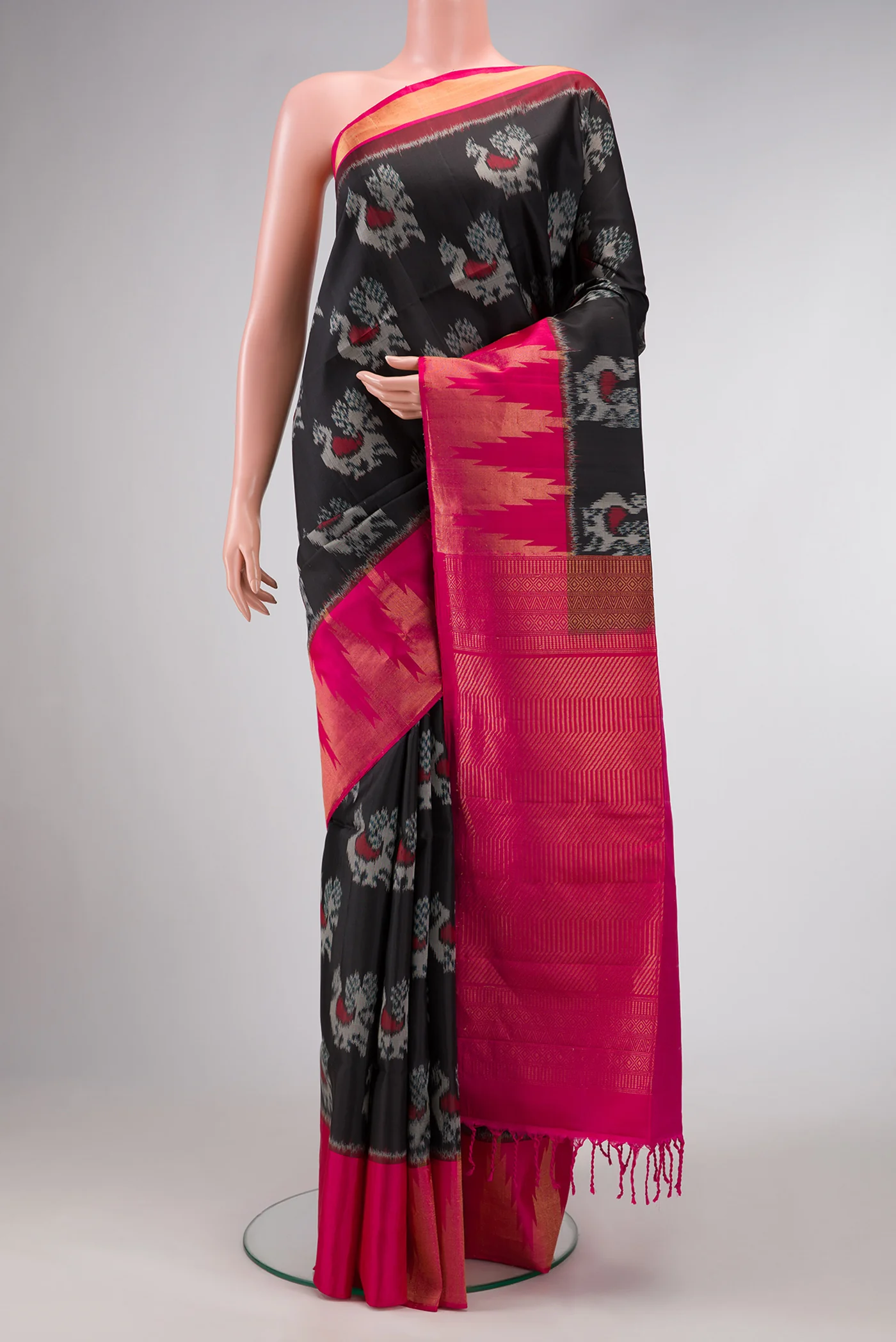Black Soft Silk Saree
