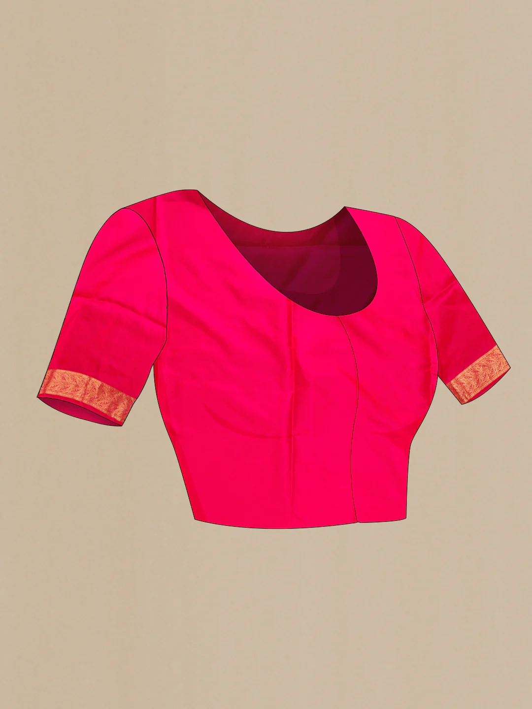 Multi Color Soft Silk Saree - Image 5