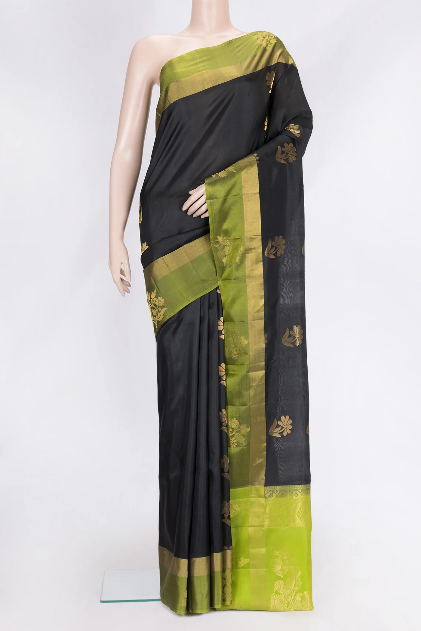 Black Soft Silk Saree