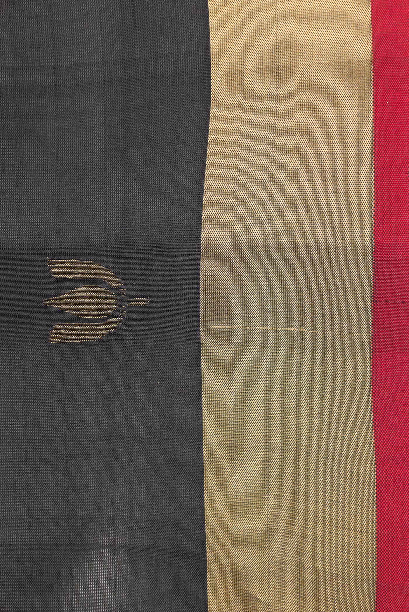 Black Uppada Silk Saree - Image 3
