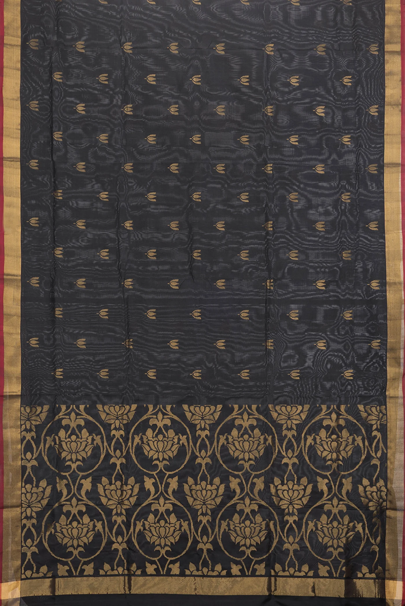 Black Uppada Silk Saree - Image 6