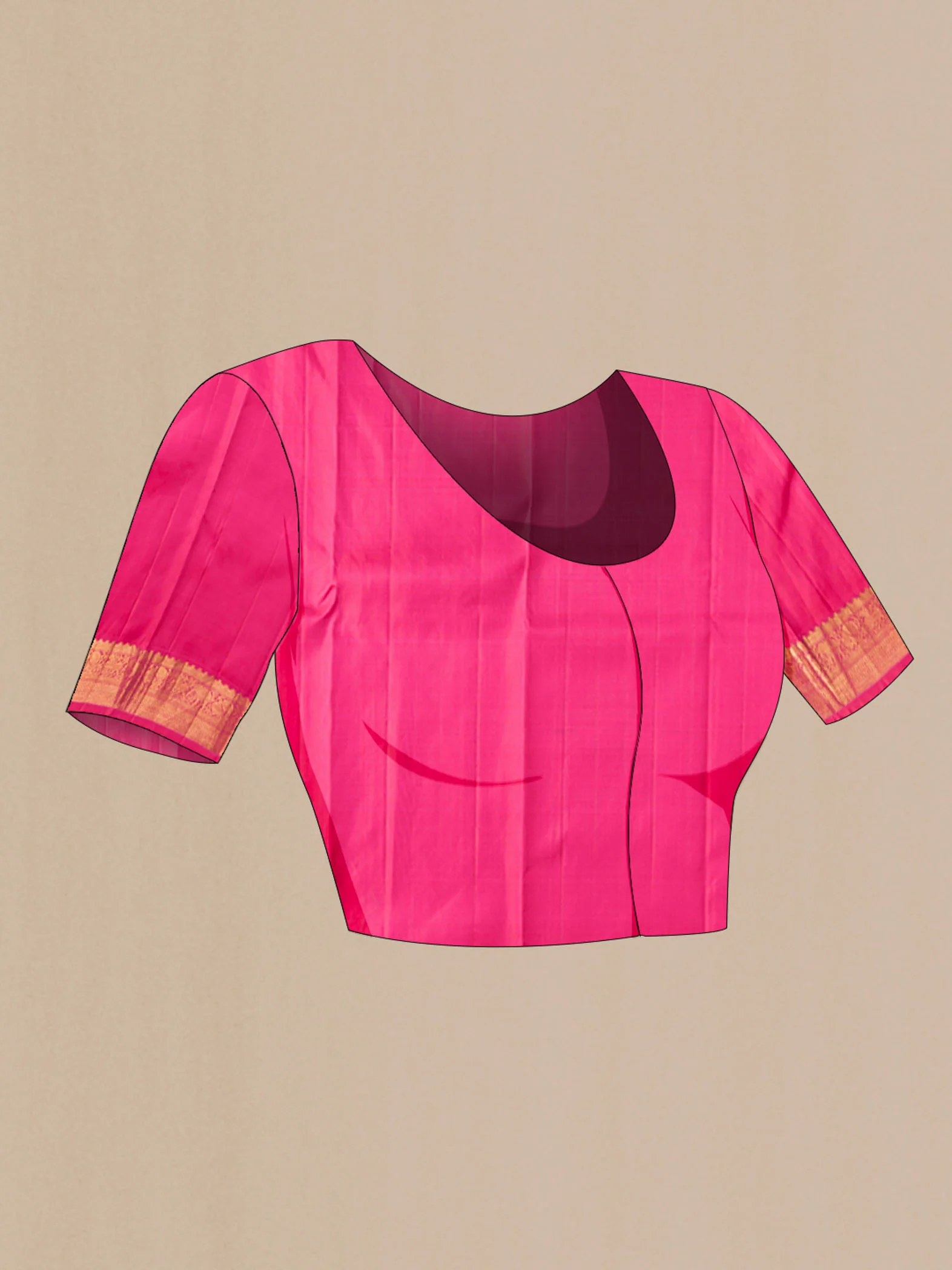 Black Kanjivaram Silk Saree - Image 5