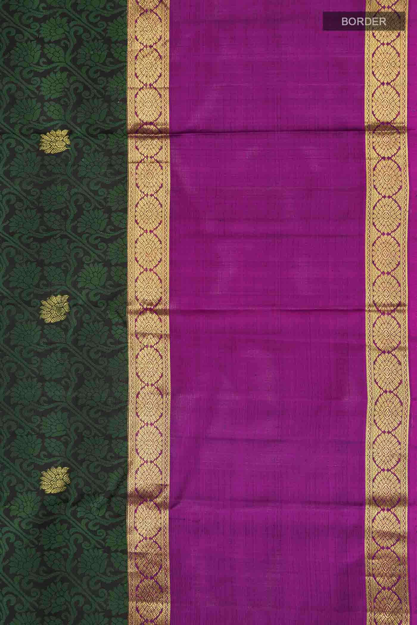 Black Kanjivaram Silk Saree - Image 3