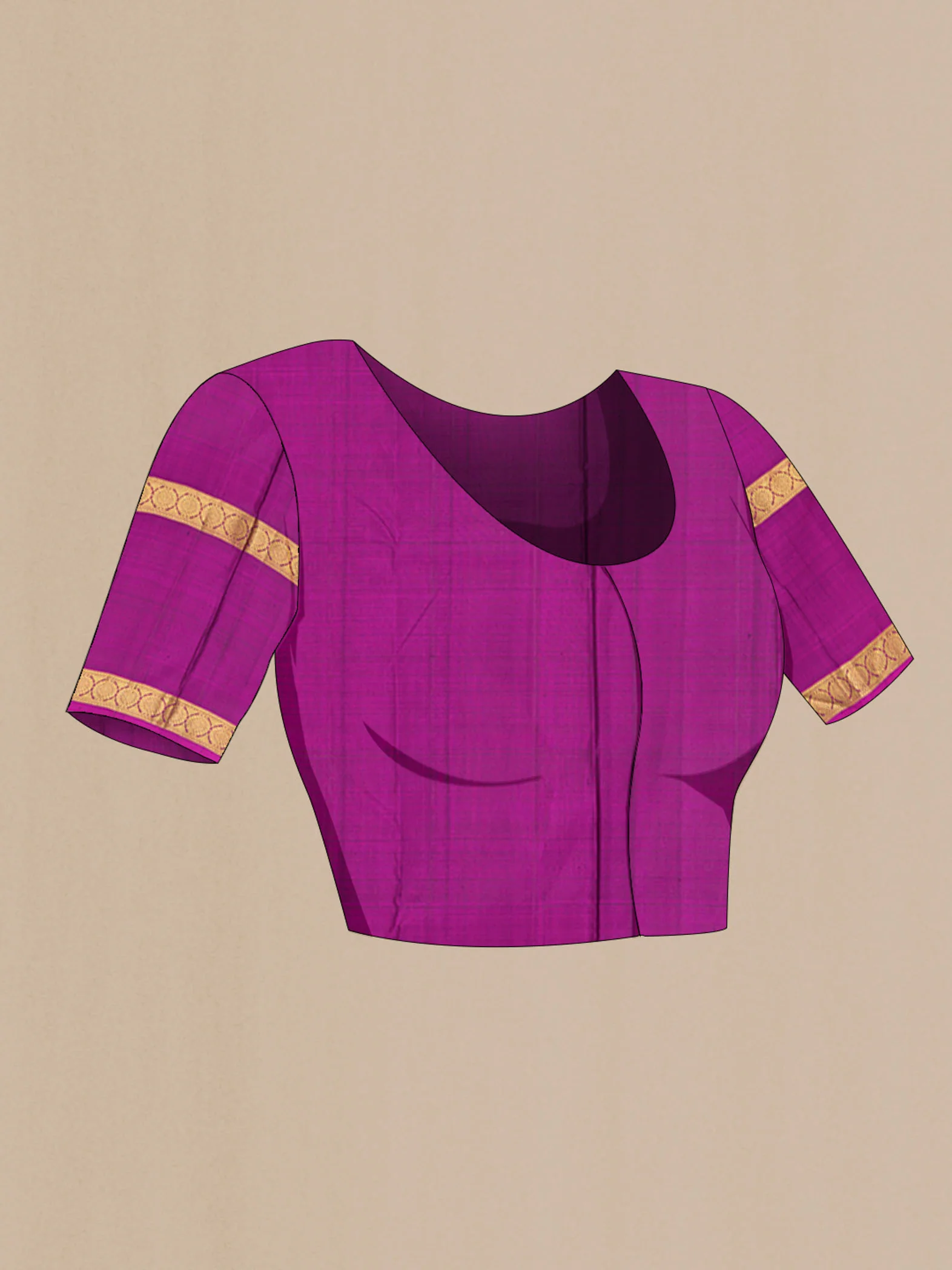 Black Kanjivaram Silk Saree - Image 5