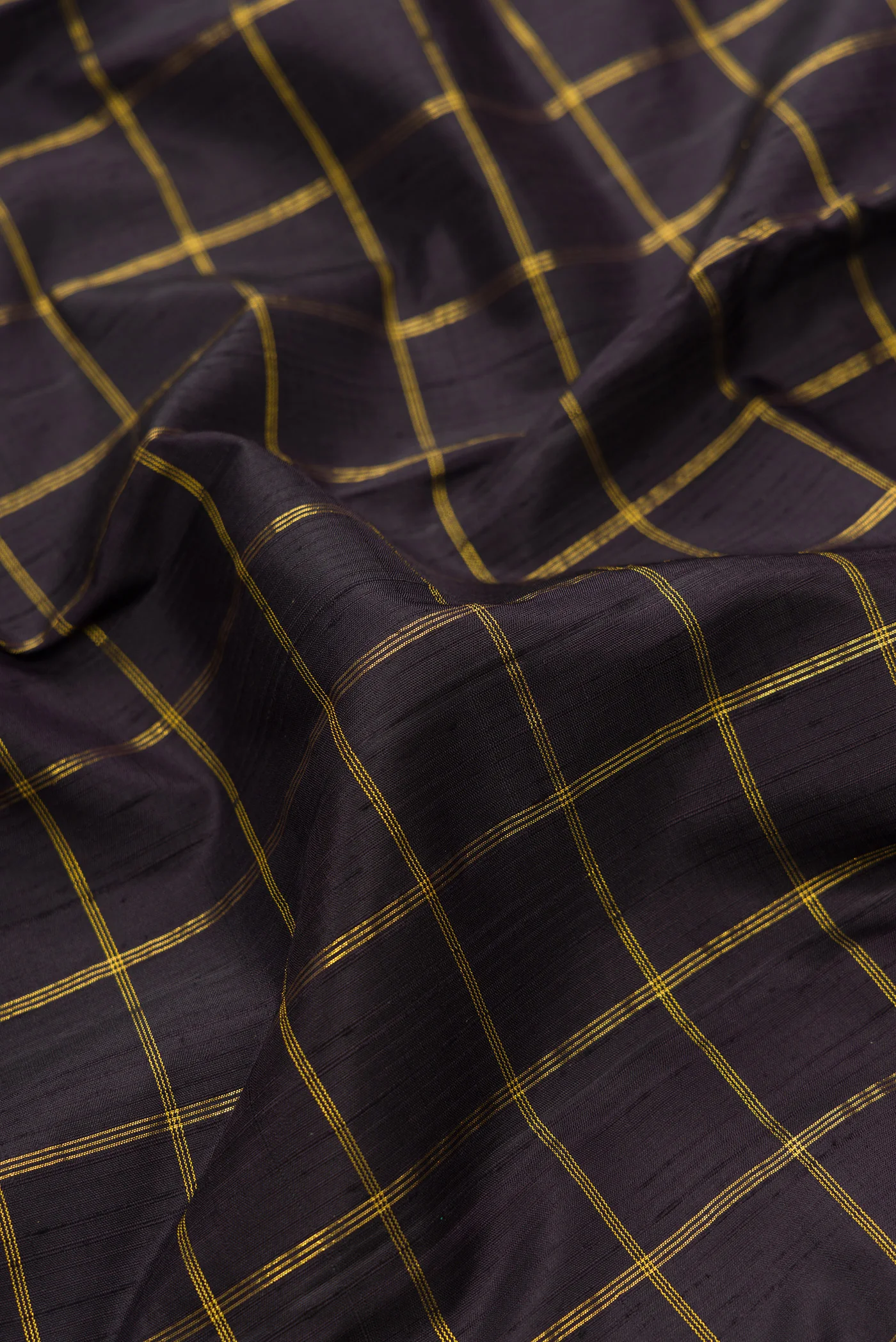 Black Kanchipuram Silk Saree - Image 2