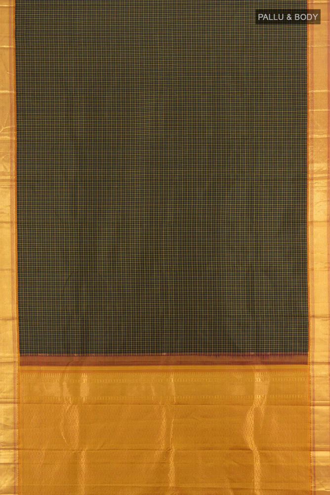 Black Kanjivaram Silk Saree - Image 5