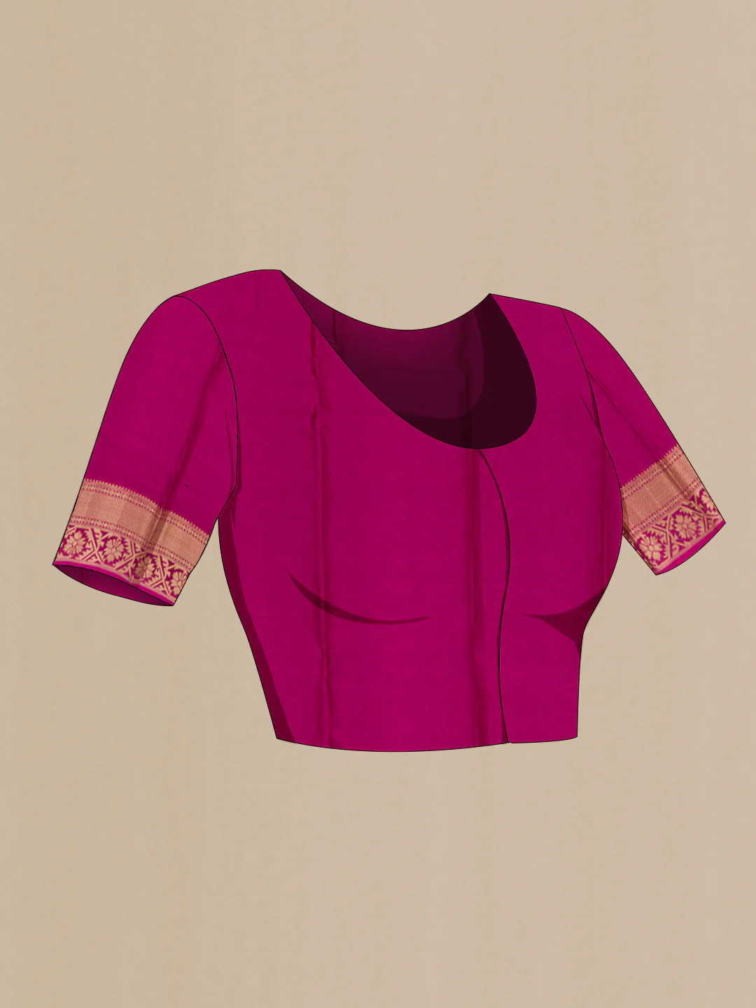 Coffee Brown Kanjivaram Silk Saree - Image 2