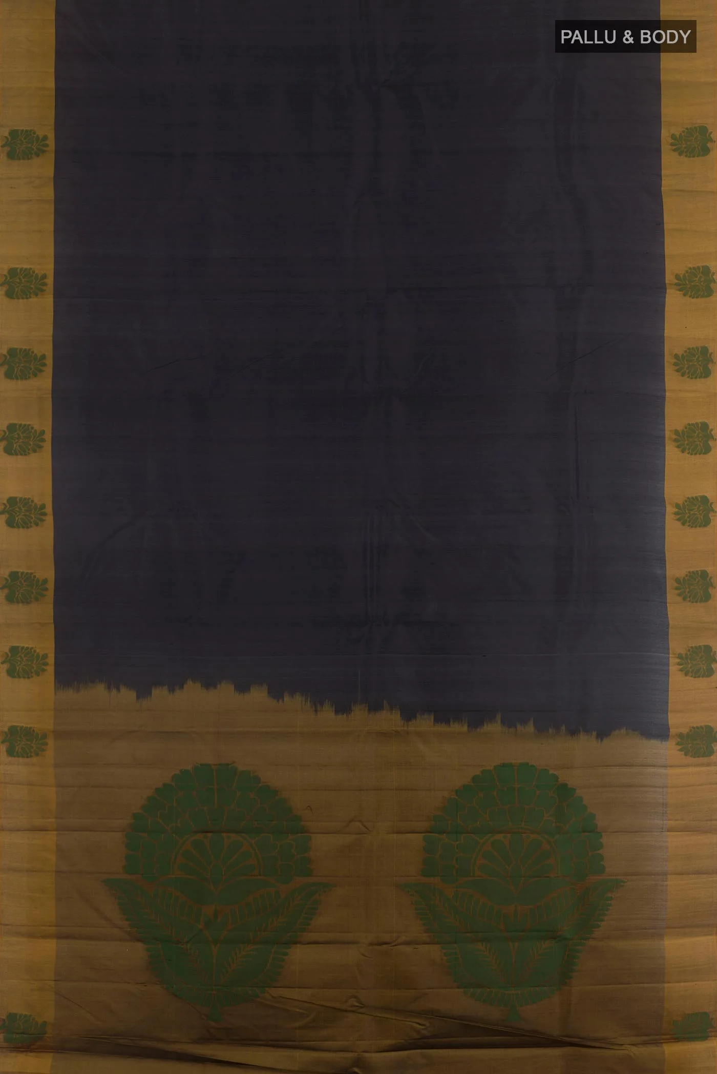 Black Kanjivaram Silk Saree - Image 3