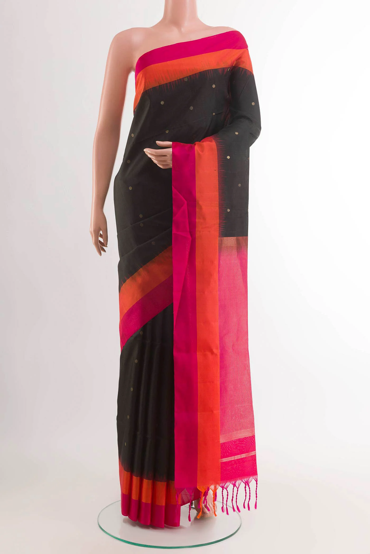 Black Soft Silk Saree
